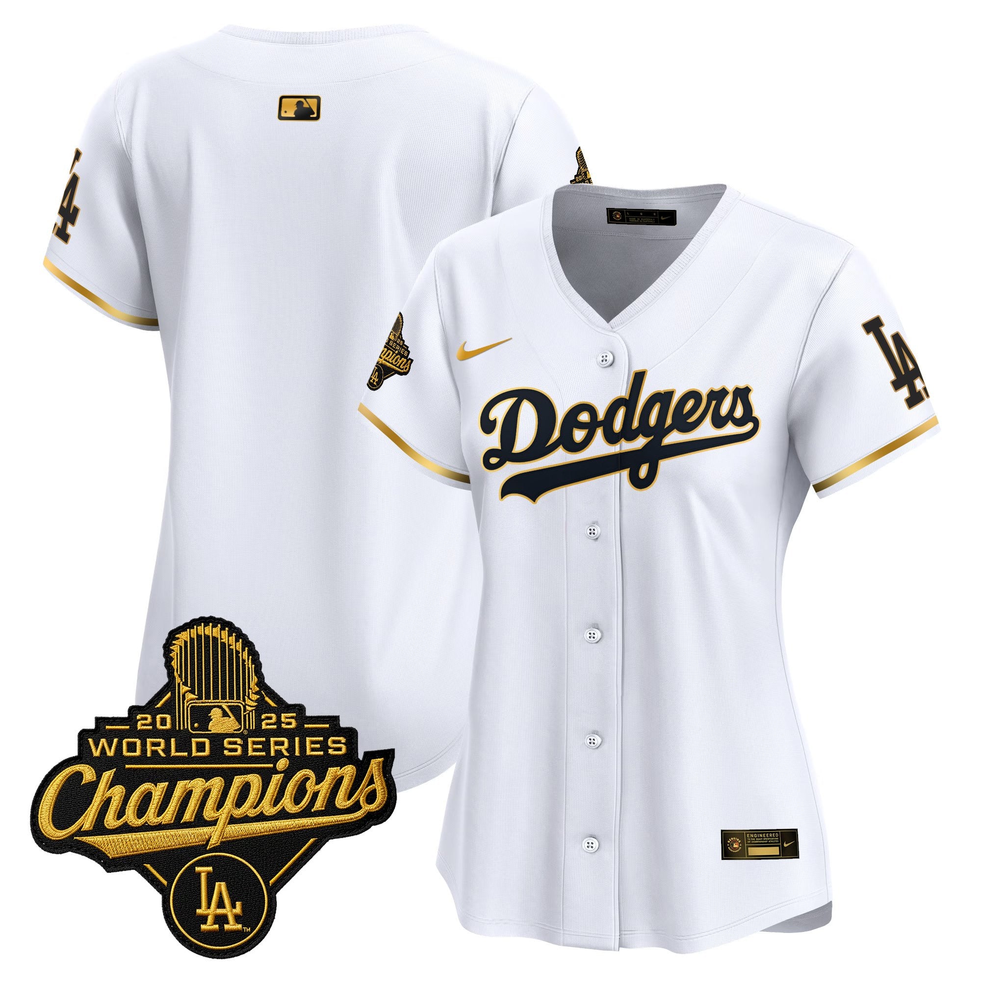 Women's Dodgers 2025 World Series Champions Vapor Premier Limited Jersey - All Stitched