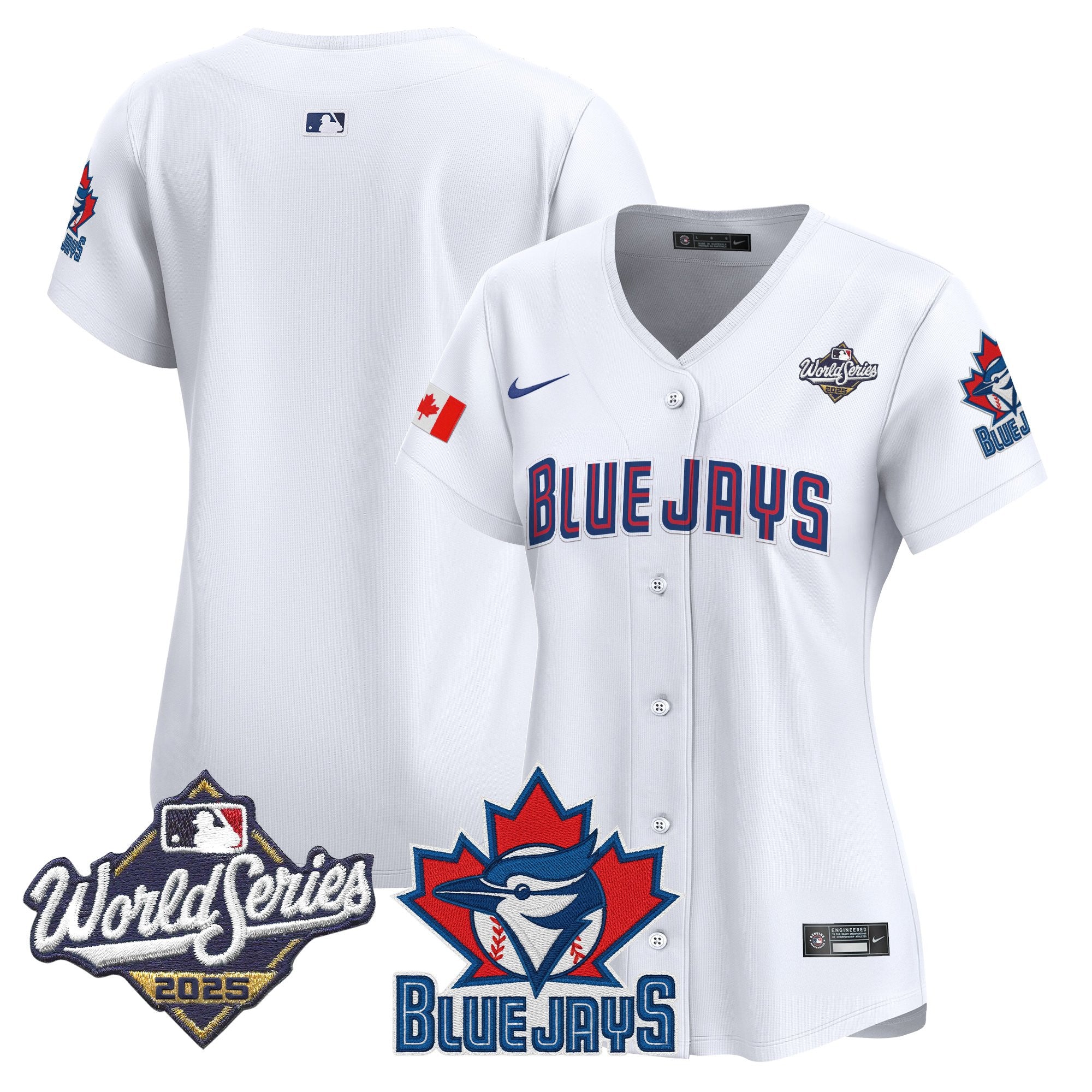Women's Toronto Blue Jays 2025 World Series Vapor Premier Limited Jersey V3 - All Stitched