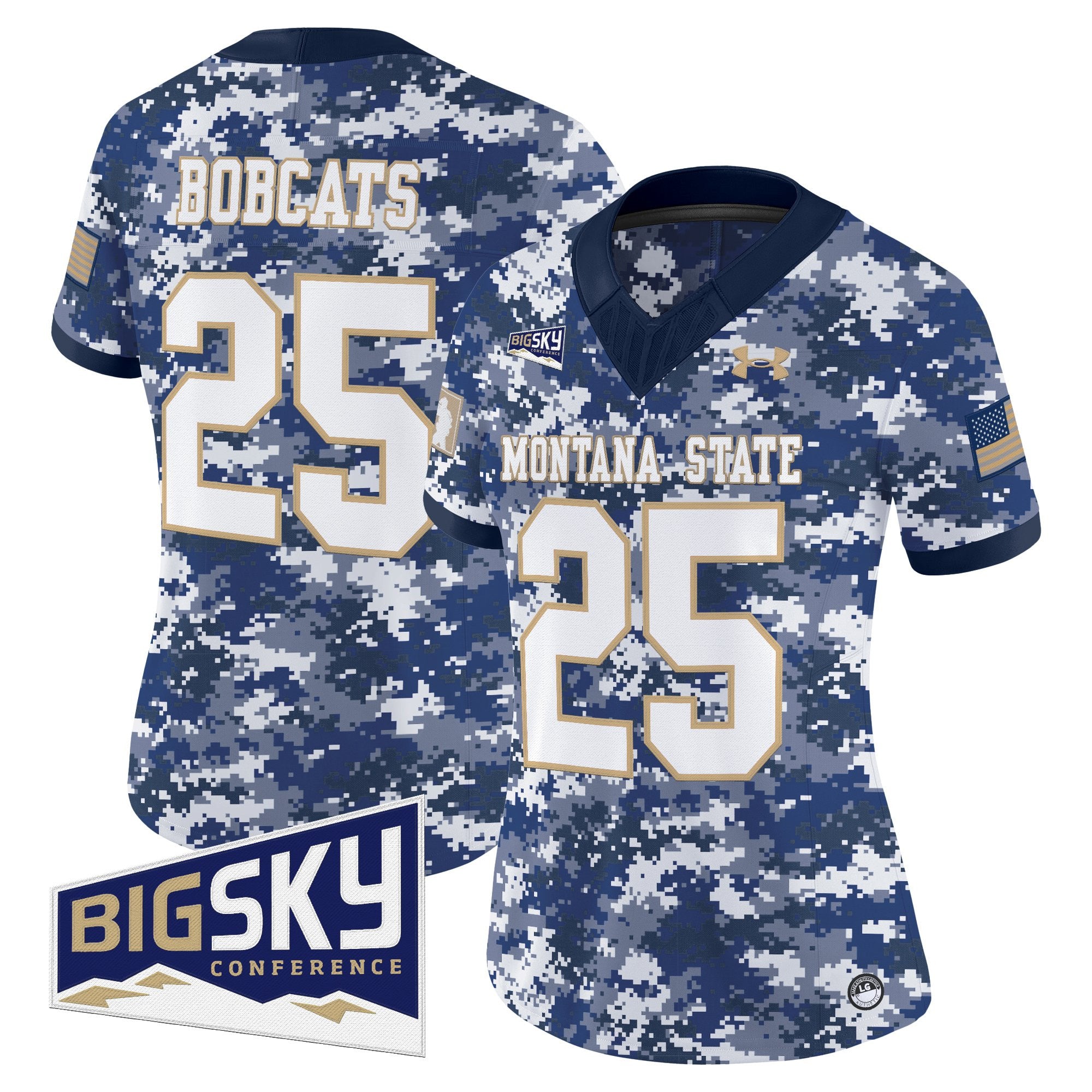 Women's Montana State Bobcats 2025 Vapor Limited Jersey - All Stitched
