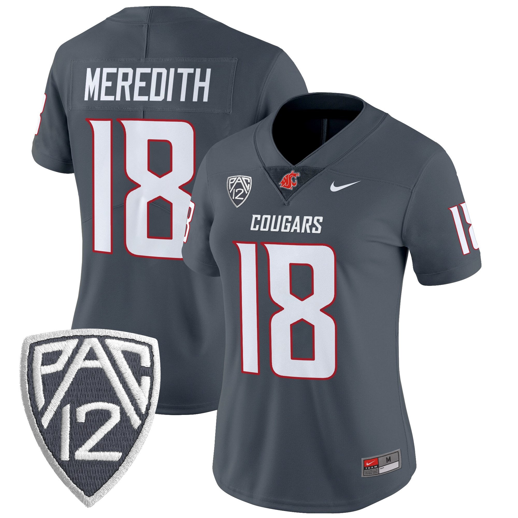 Women's Washington State Cougars 2025 Vapor Limited Jersey V2 - All Stitched