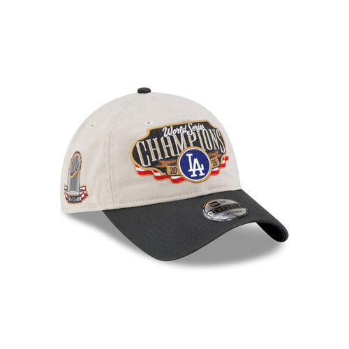 Dodgers 2025 World Series Champions Locker Room Adjustable Hat - Embroidered