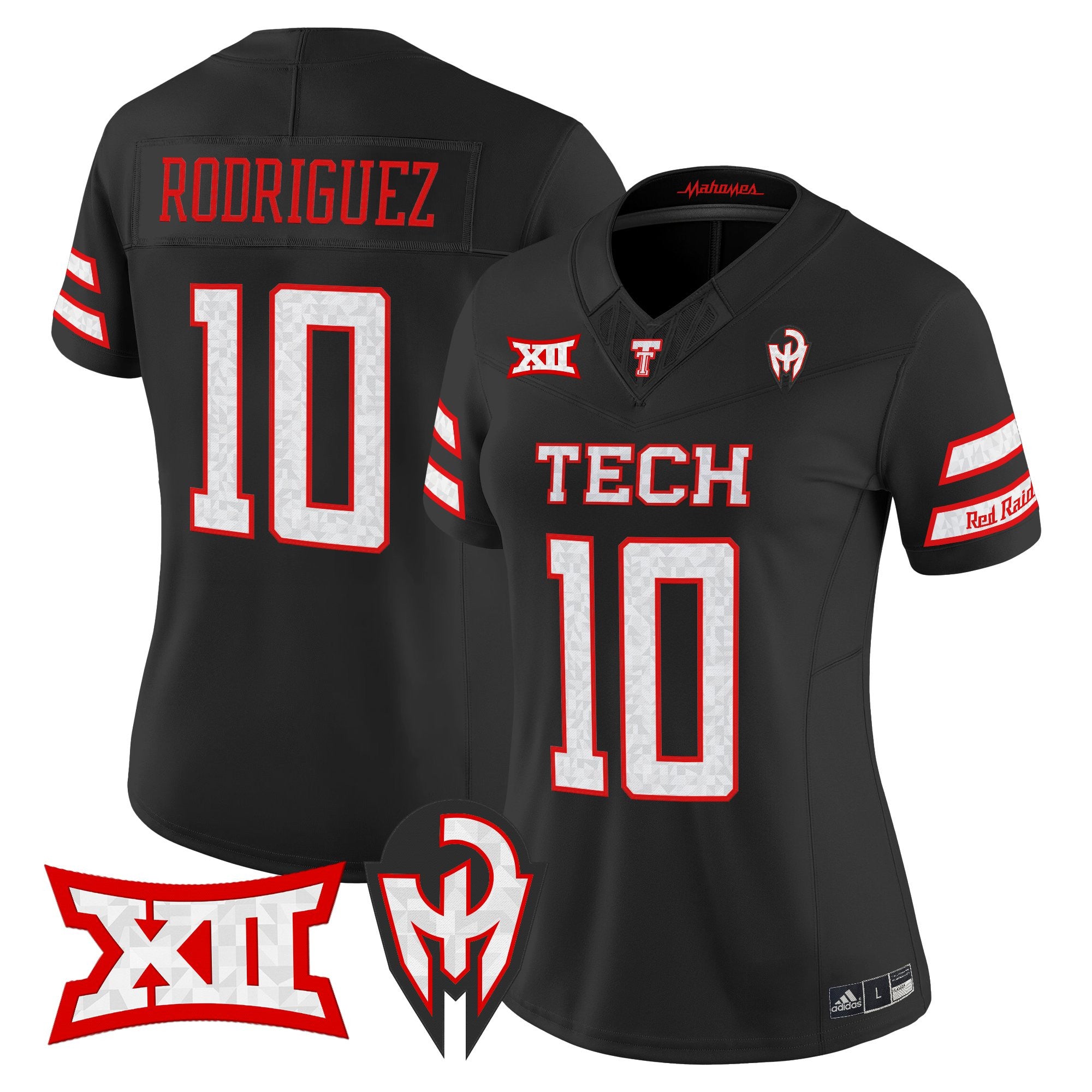 Women's Texas Tech Red Raiders 'Too Cold' Vapor Limited Jersey - Mahomes Collection - All Stitched