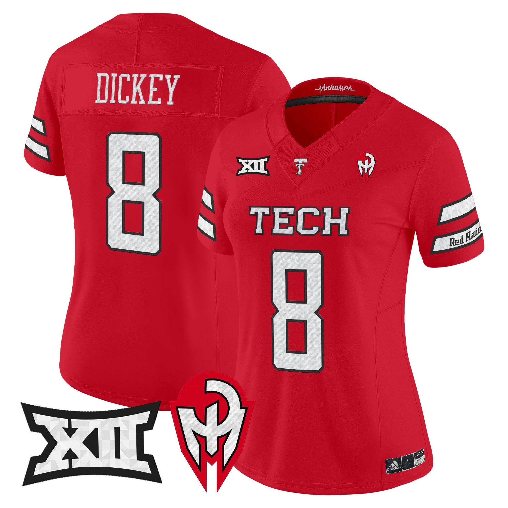 Women's Texas Tech Red Raiders 'Too Cold' Vapor Limited Jersey - Mahomes Collection - All Stitched