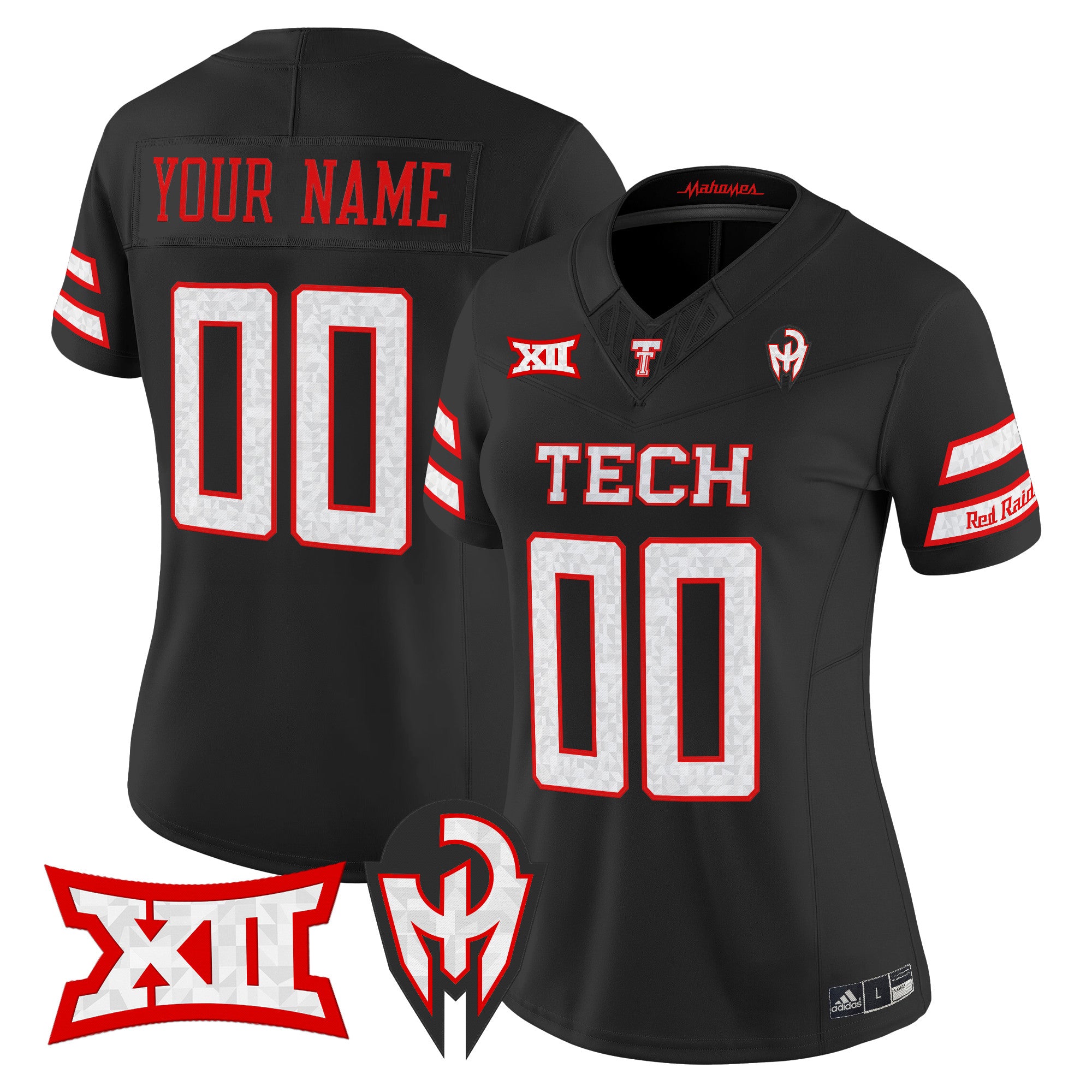 Texas Tech Red Raiders 'Too Cold' Vapor Limited Custom Jersey - Mahomes Collection - All Stitched