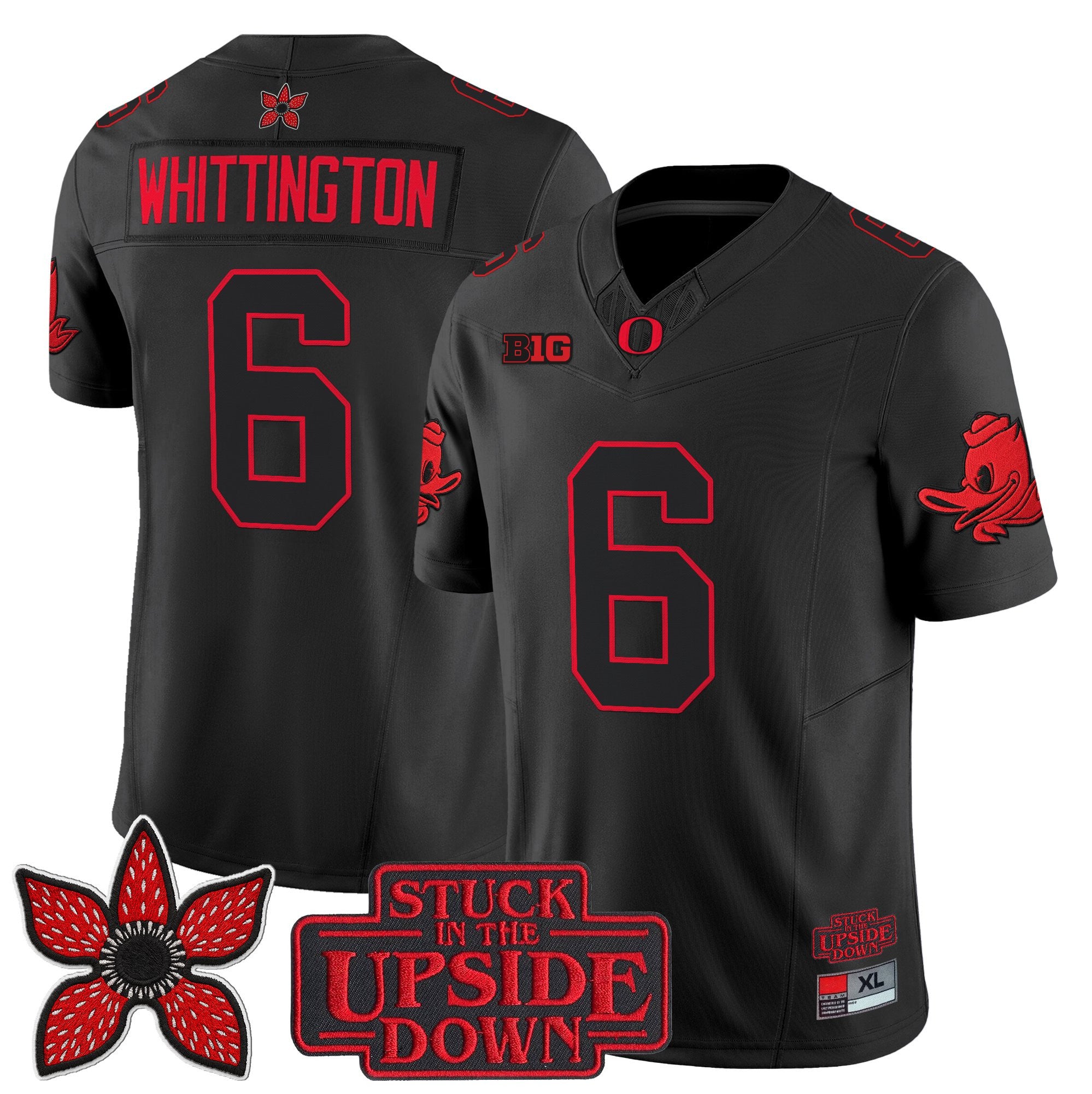 Oregon Ducks 'Stranger Things Edition' Vapor Limited Jersey - All Stitched