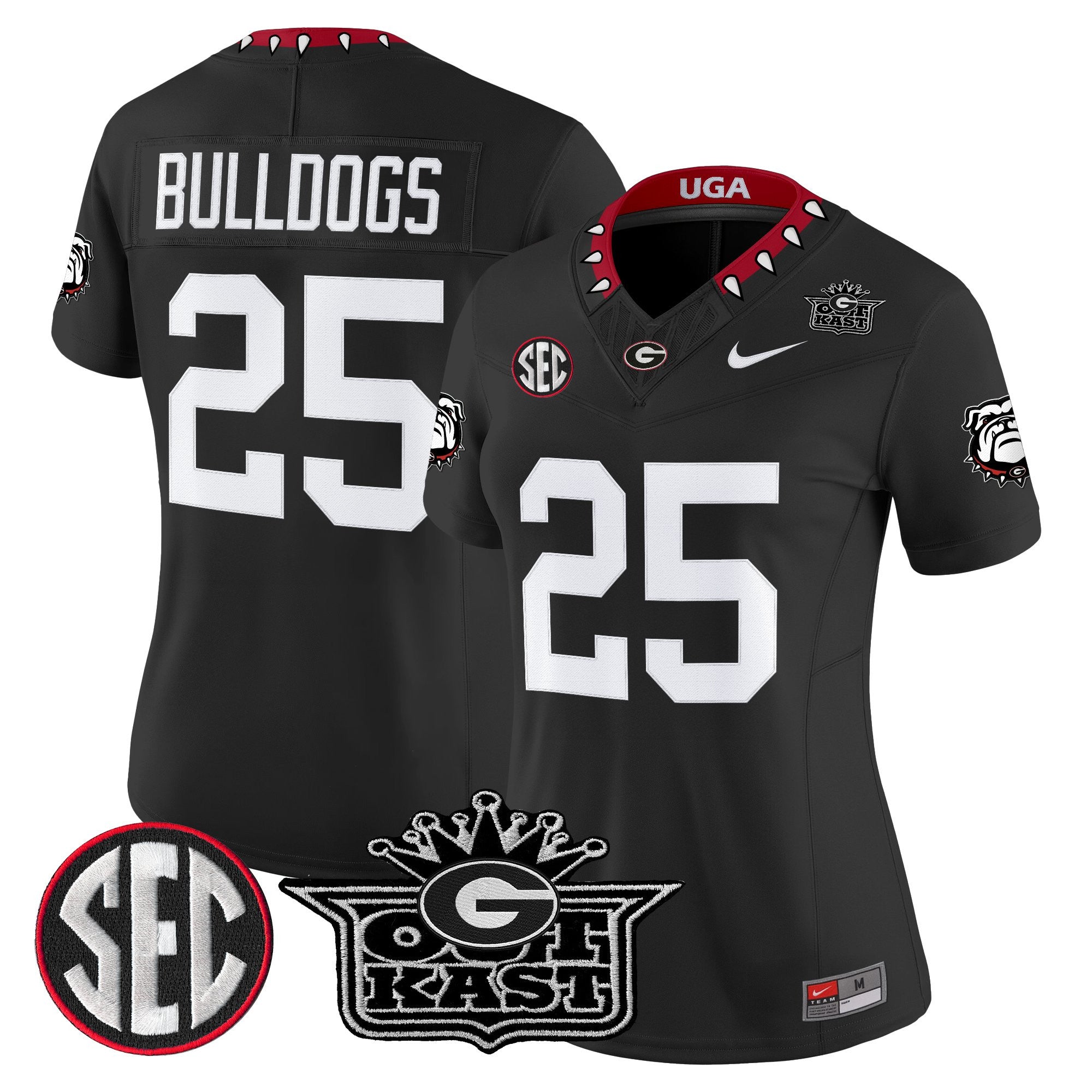 Women's Outkast x Georgia Bulldogs Vapor Limited Jersey - All stitched