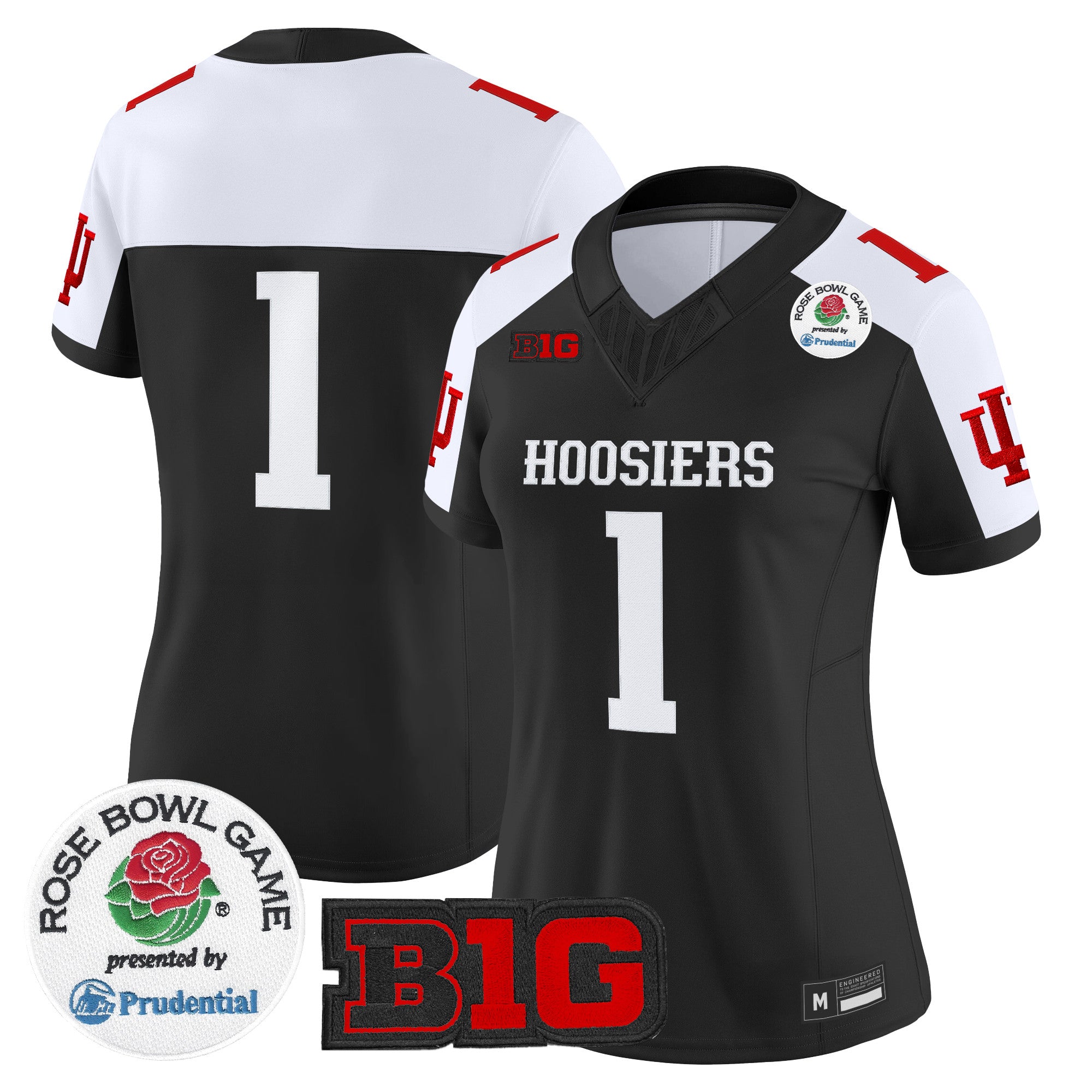 Women's Indiana Hoosiers 2026 Rose Bowl Vapor Limited Jersey - All Stitched