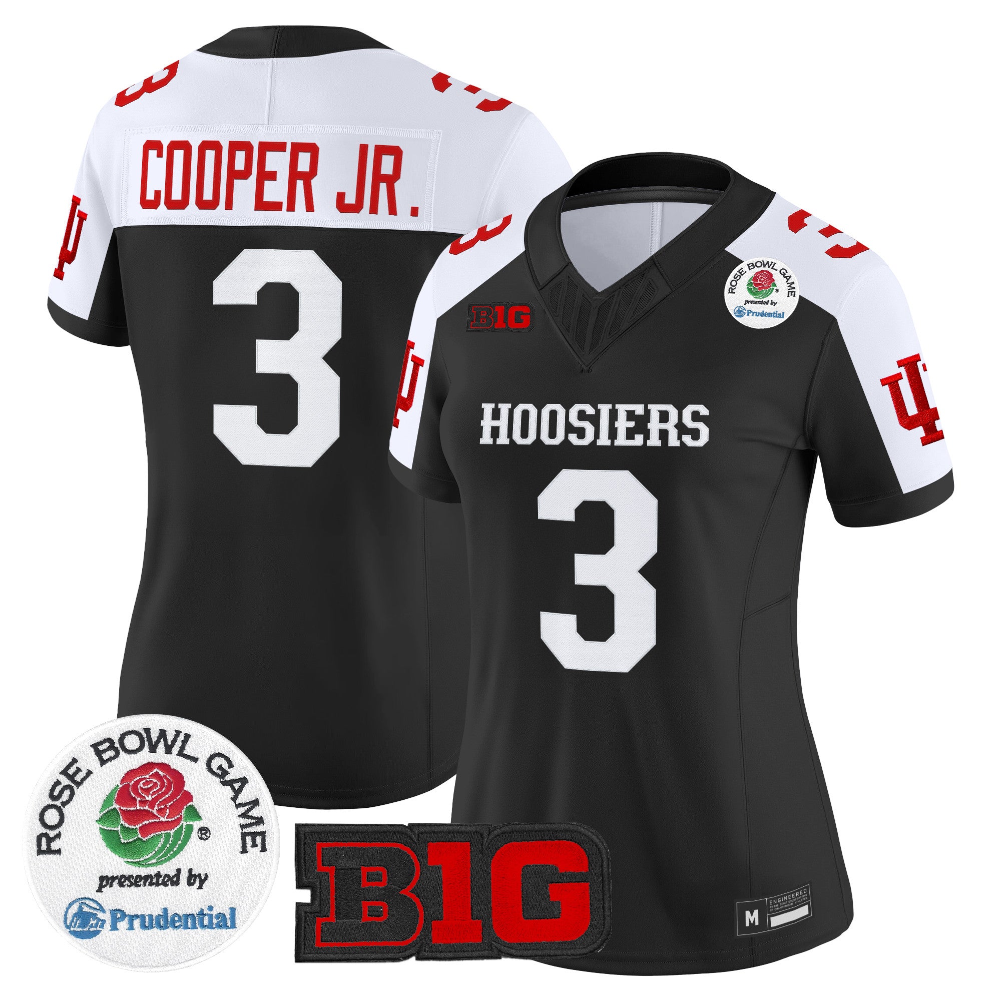Women's Indiana Hoosiers 2026 Rose Bowl Vapor Limited Jersey - All Stitched