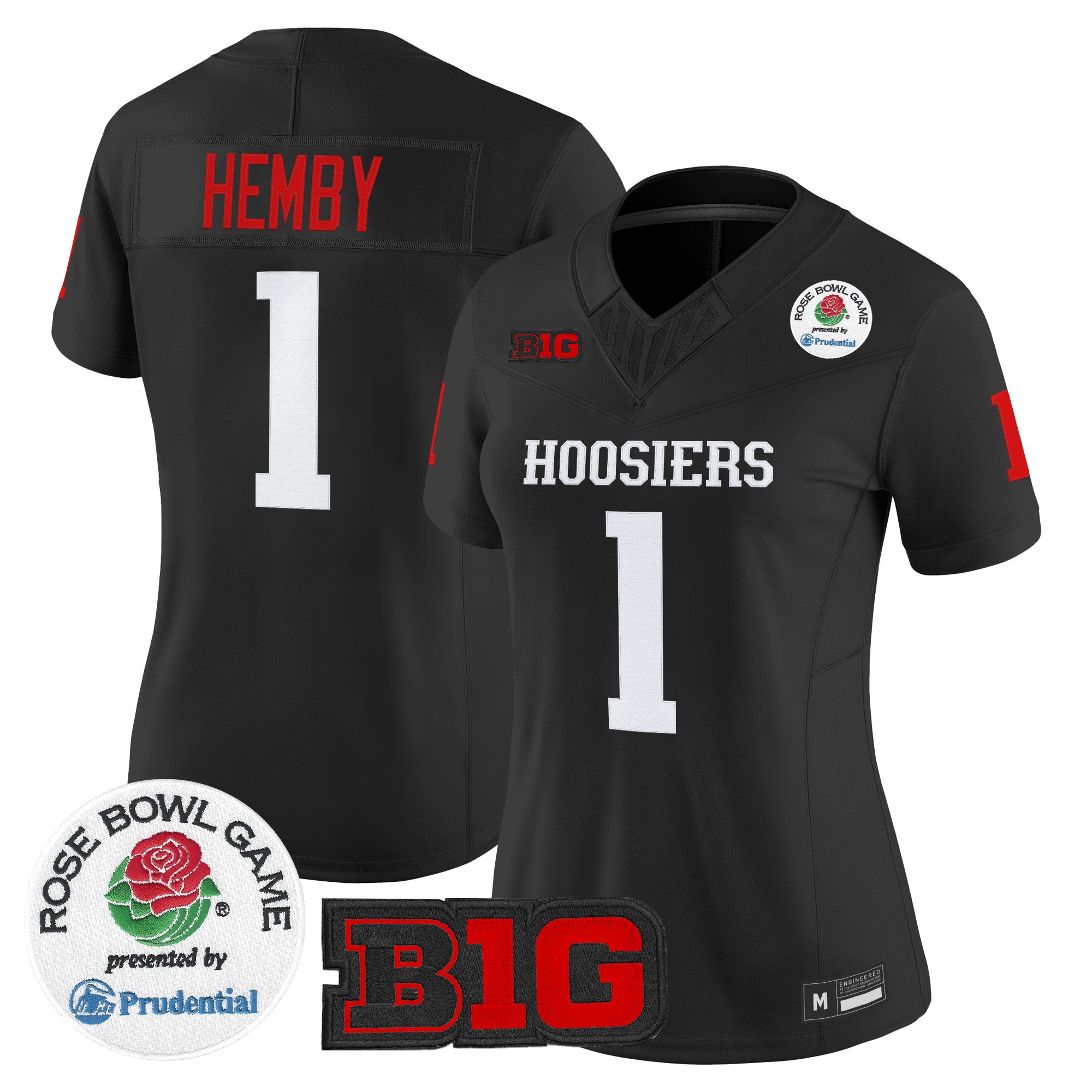 Women's Indiana Hoosiers 2026 Rose Bowl Vapor Limited Jersey - All Stitched