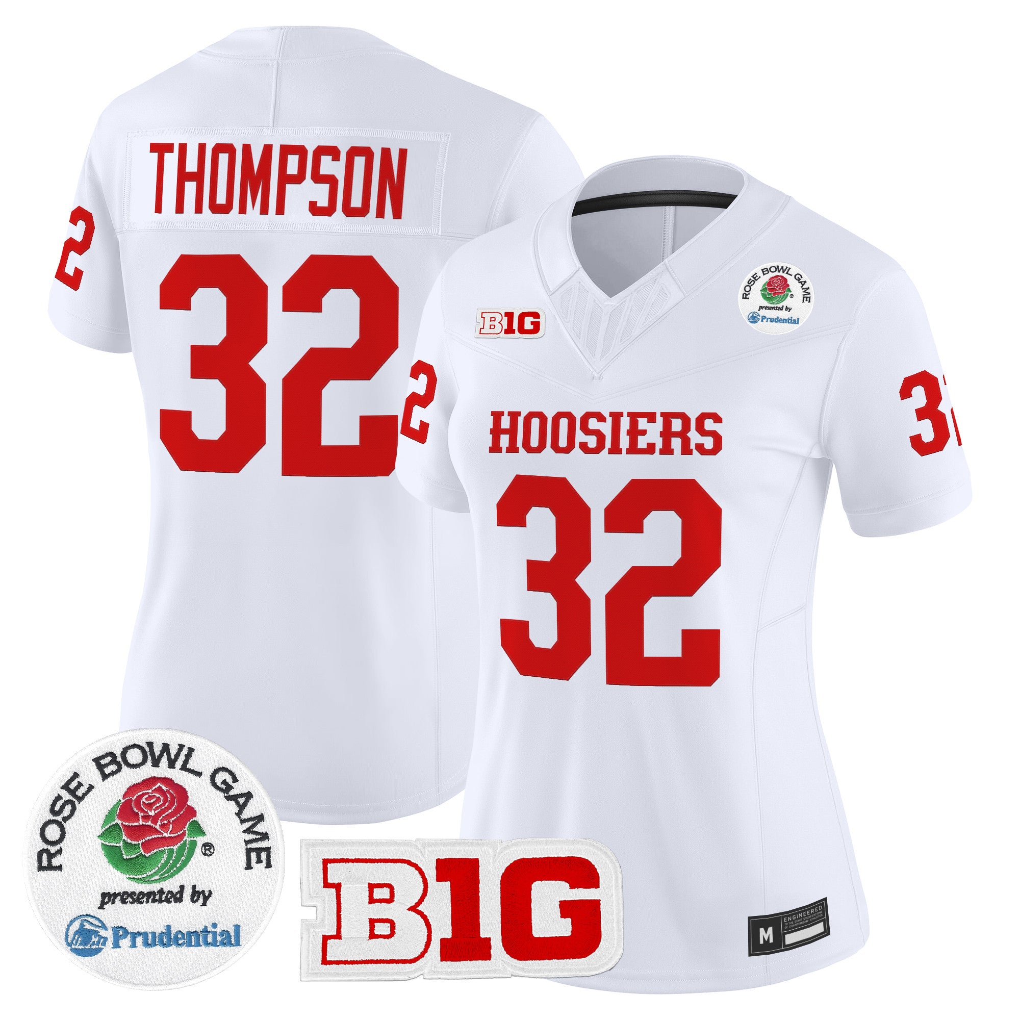 Women's Indiana Hoosiers 2026 Rose Bowl Vapor Limited Jersey - All Stitched