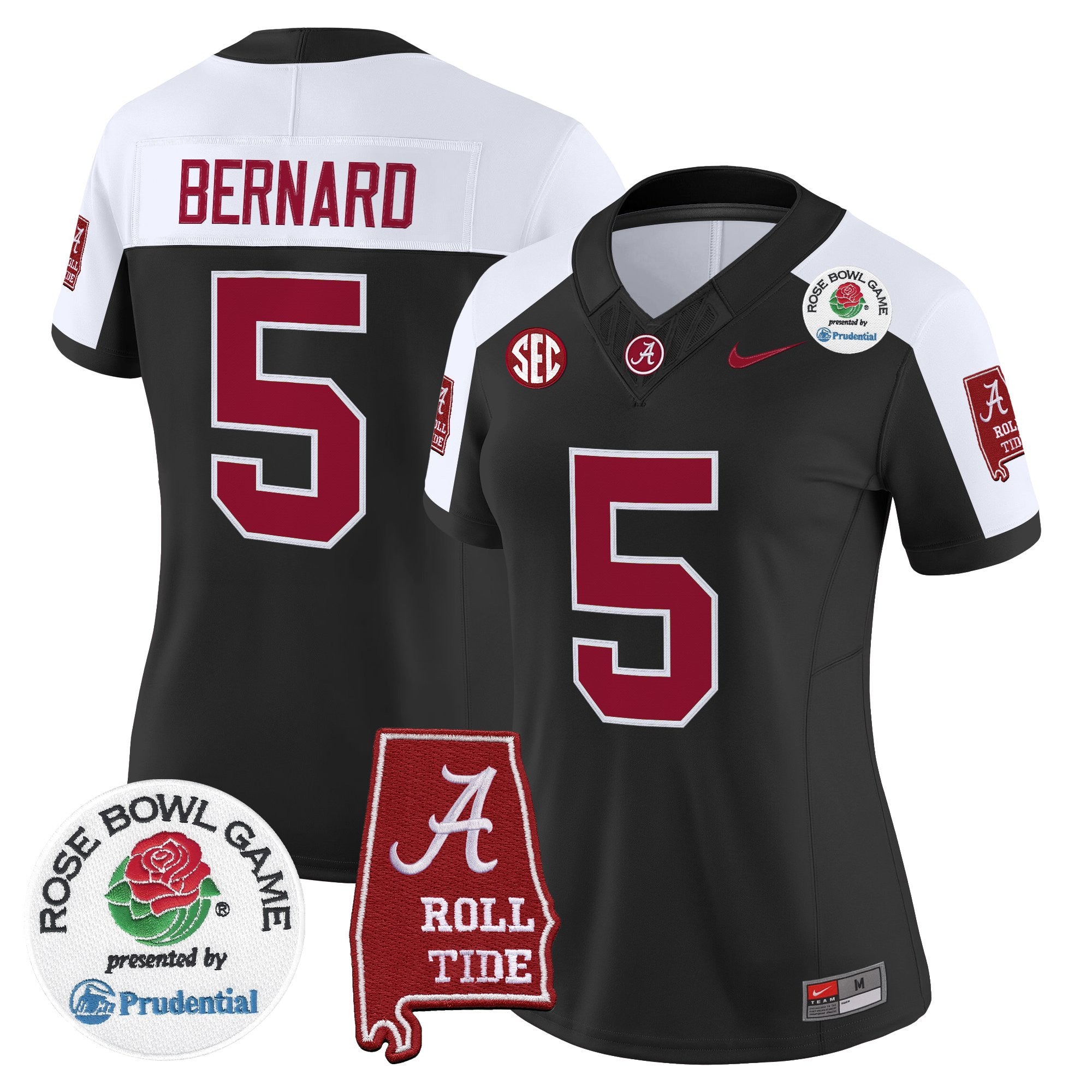 Women's Alabama Crimson Tide 2026 Rose Bowl Vapor Limited Jersey - All Stitched