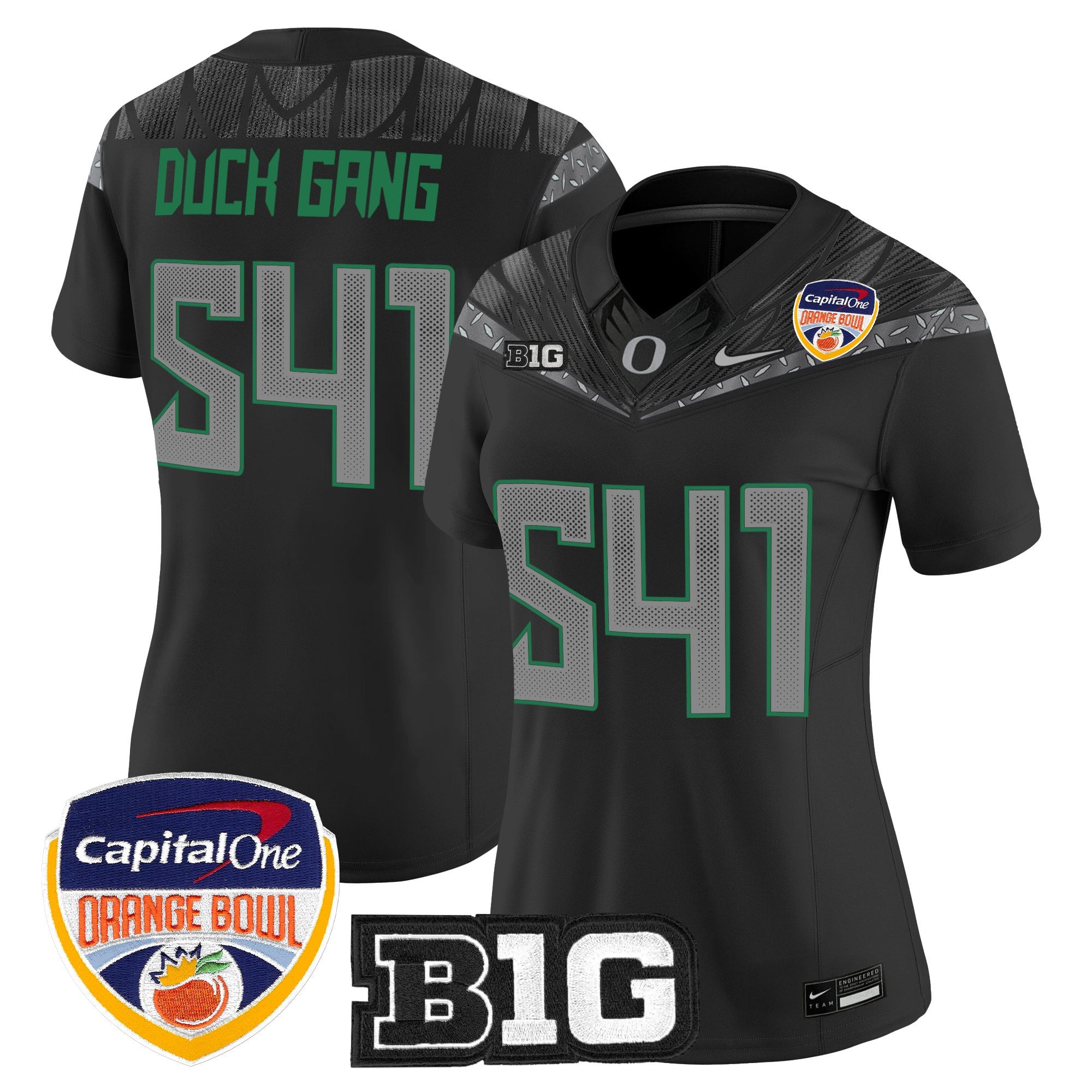 Women's Oregon Ducks 2026 Orange Bowl Vapor Limited Jersey - All Stitched