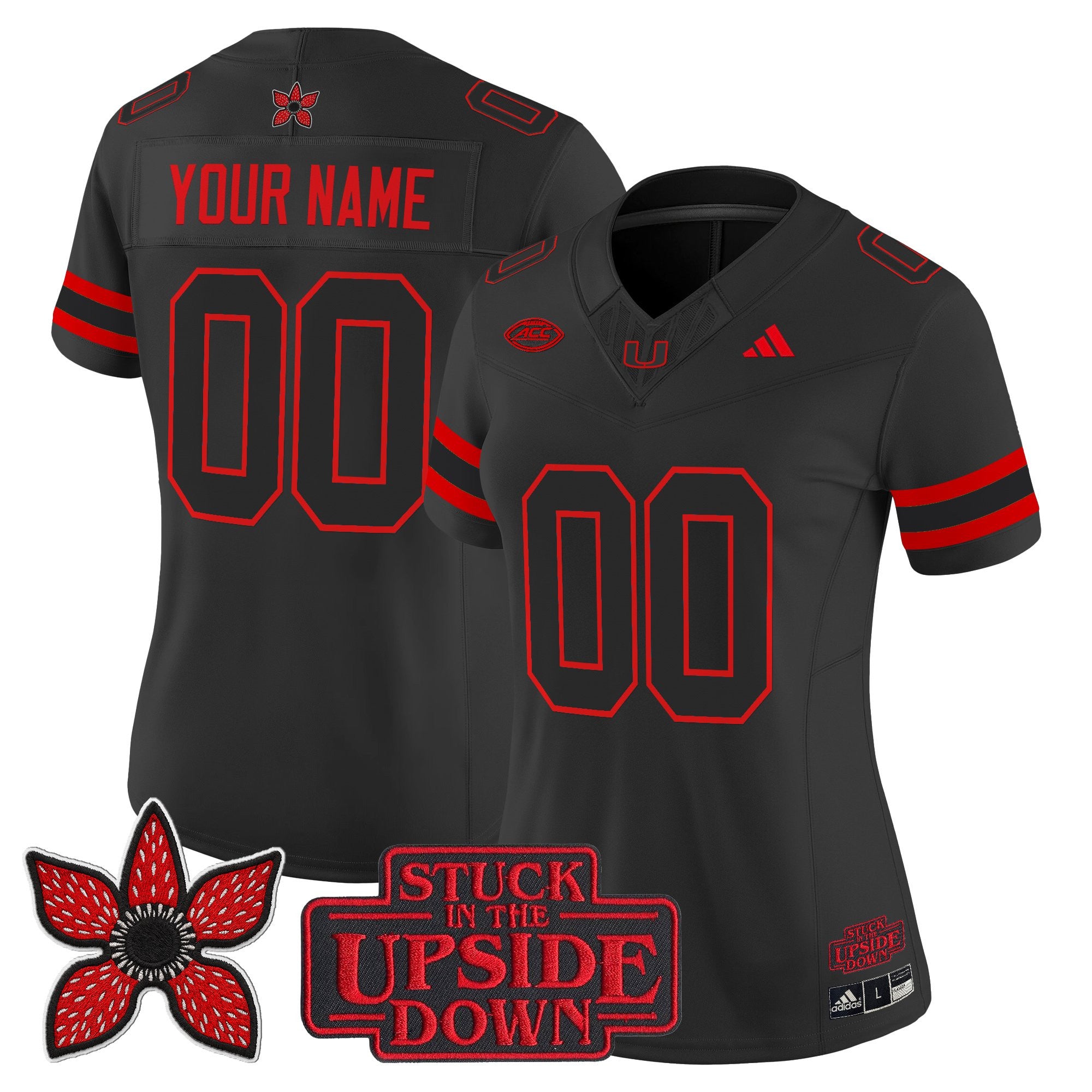 Miami Hurricanes 'Stranger Things Edition' Vapor Limited Custom Jersey - All Stitched