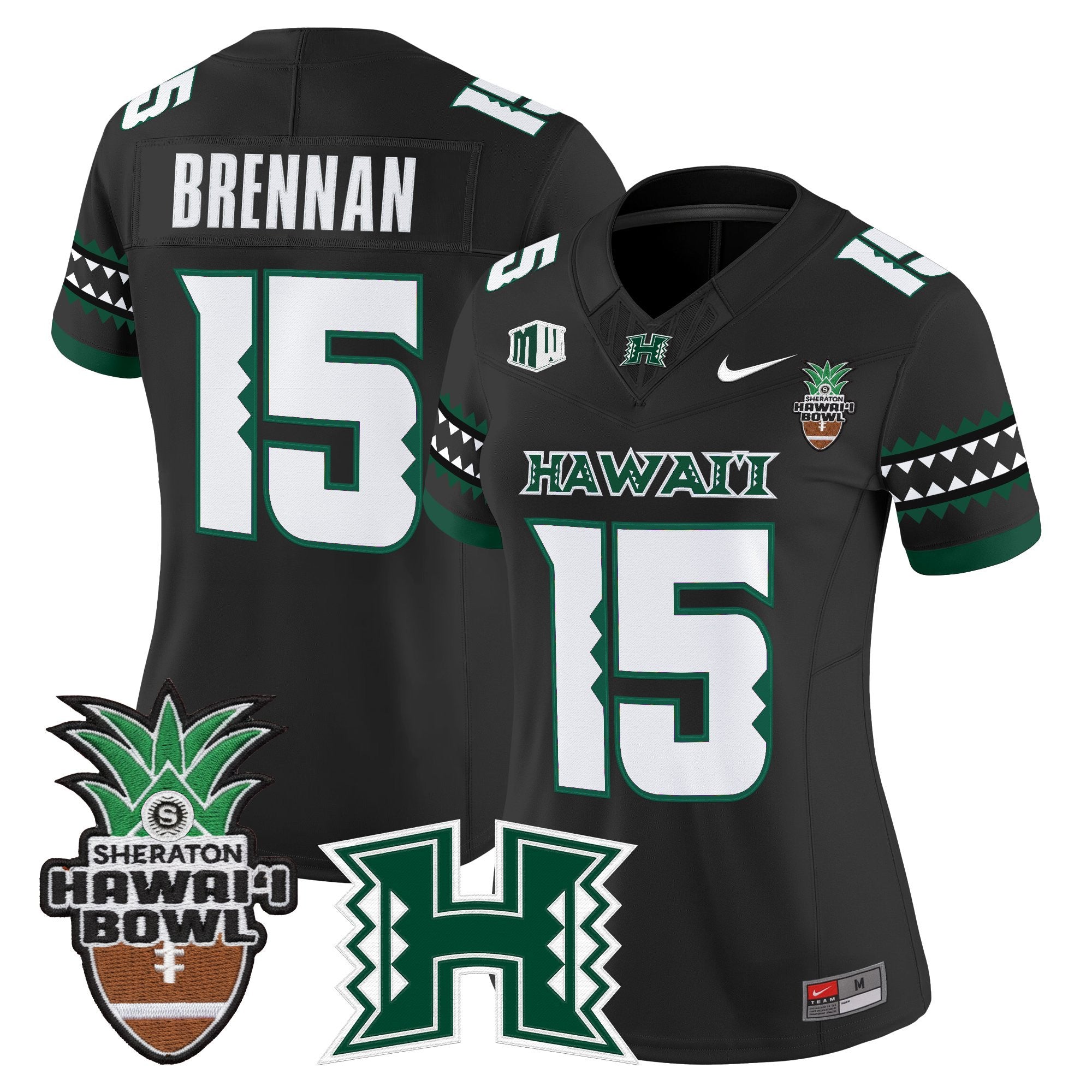 Women's Hawai'i Rainbow Warriors 2025 Hawai'i Bowl Vapor Limited Jersey - All Stitched