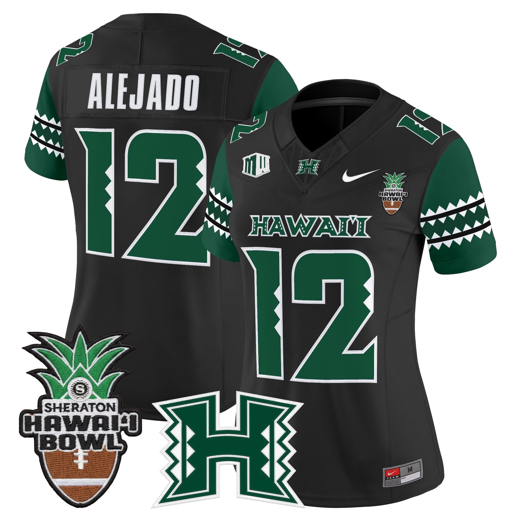 Women's Hawai'i Rainbow Warriors 2025 Hawai'i Bowl Vapor Limited Jersey - All Stitched
