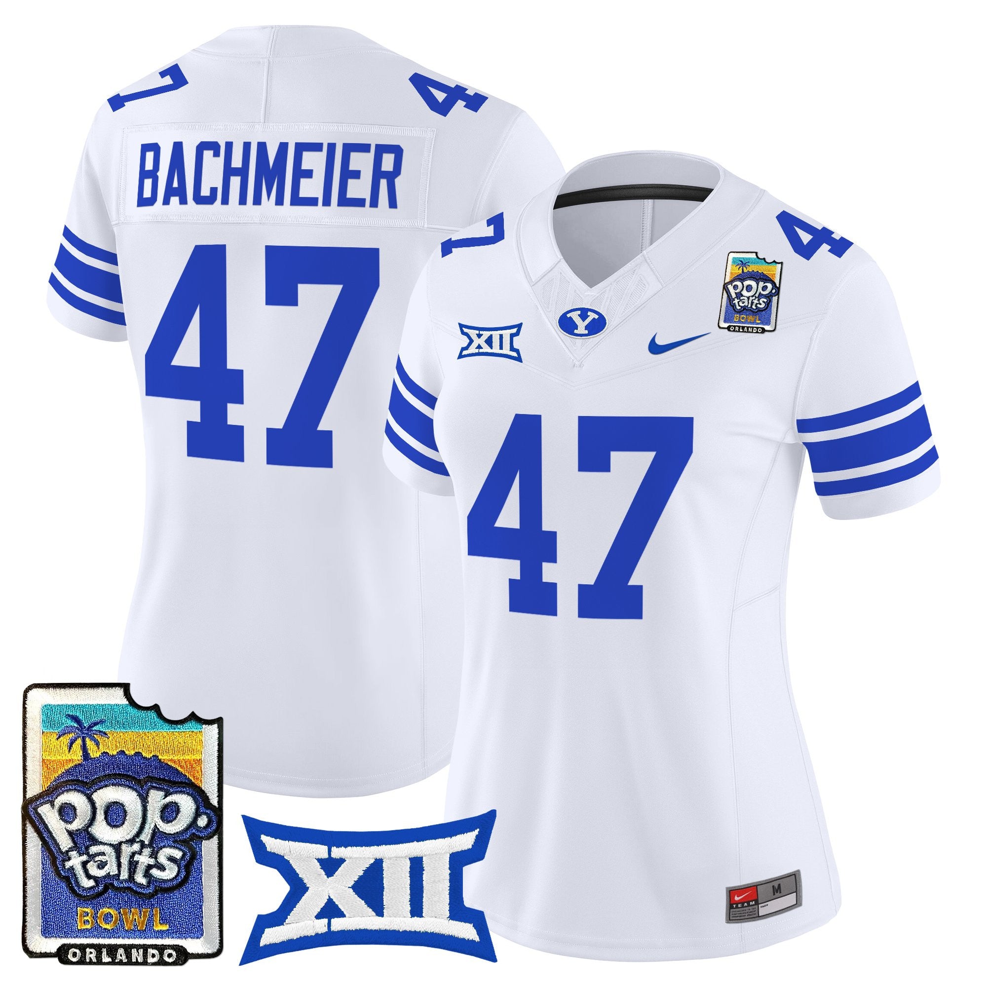 Women's BYU Cougars 2025 Pop-Tarts Bowl Vapor Limited Jersey - All Stitched
