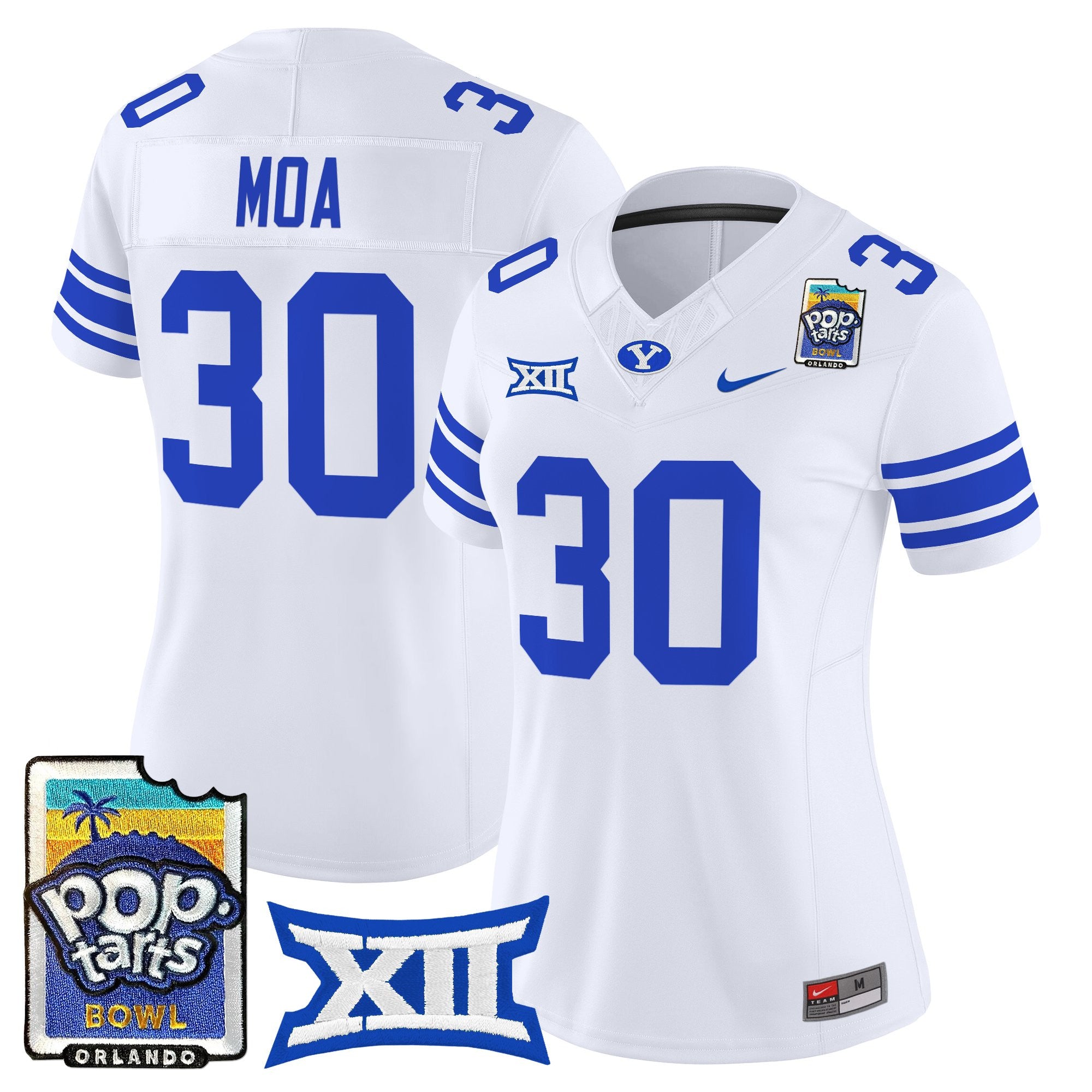 Women's BYU Cougars 2025 Pop-Tarts Bowl Vapor Limited Jersey - All Stitched