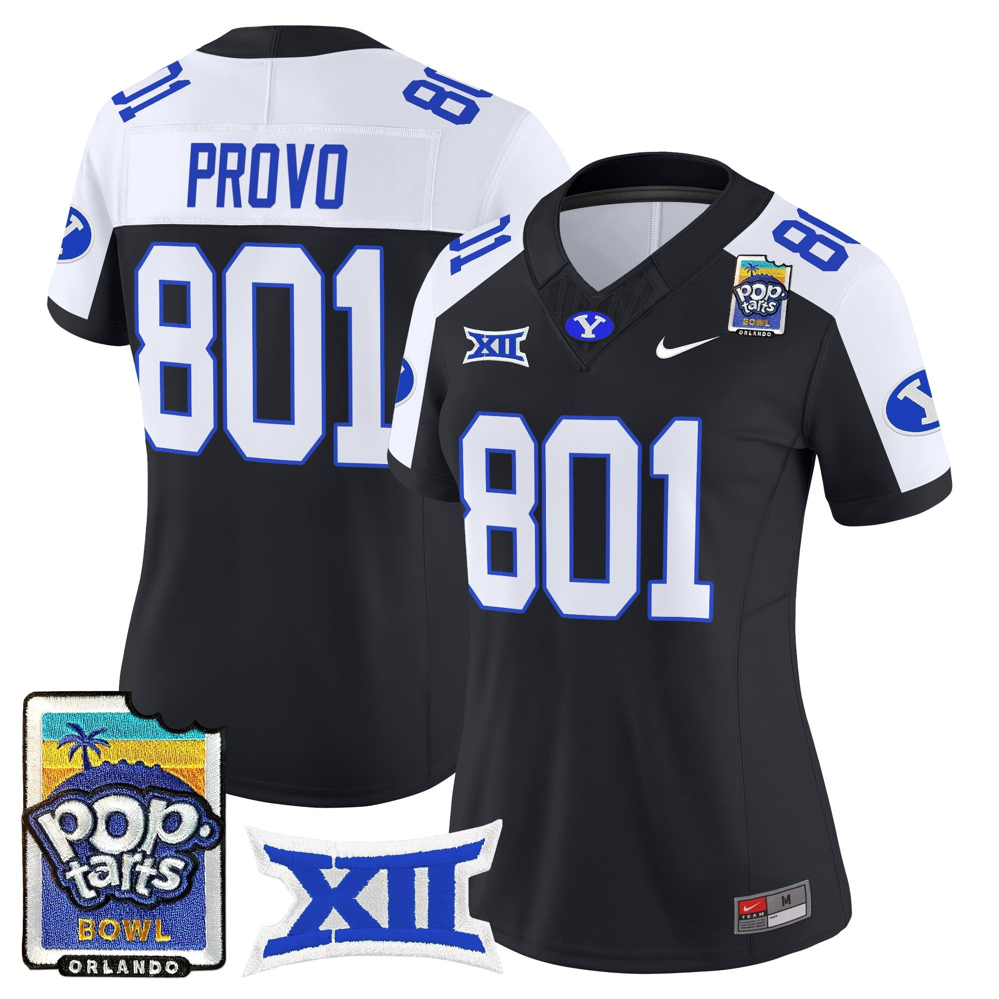 Women's BYU Cougars 2025 Pop-Tarts Bowl Vapor Limited Jersey - All Stitched