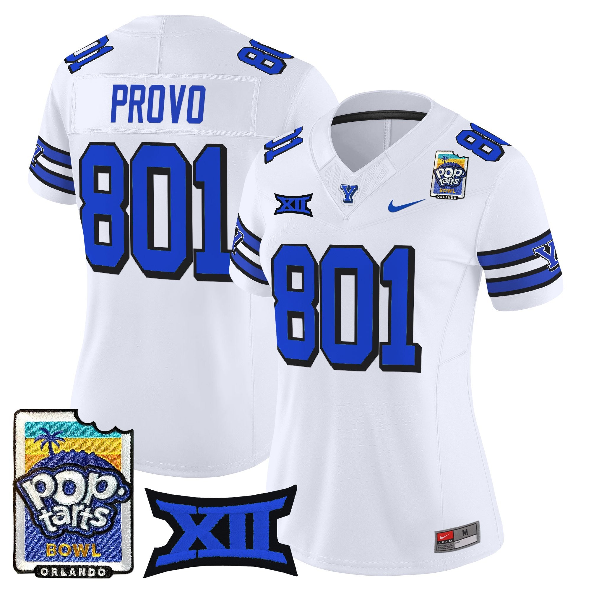Women's BYU Cougars 2025 Pop-Tarts Bowl Vapor Limited Jersey - All Stitched
