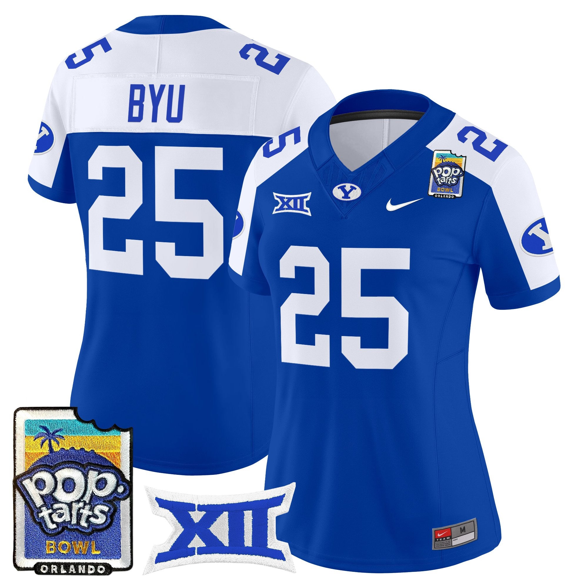 Women's BYU Cougars 2025 Pop-Tarts Bowl Vapor Limited Jersey - All Stitched