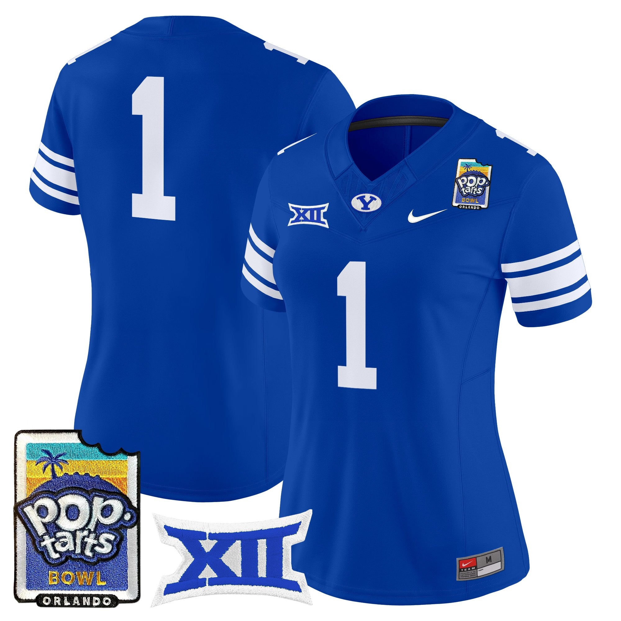 Women's BYU Cougars 2025 Pop-Tarts Bowl Vapor Limited Jersey - All Stitched