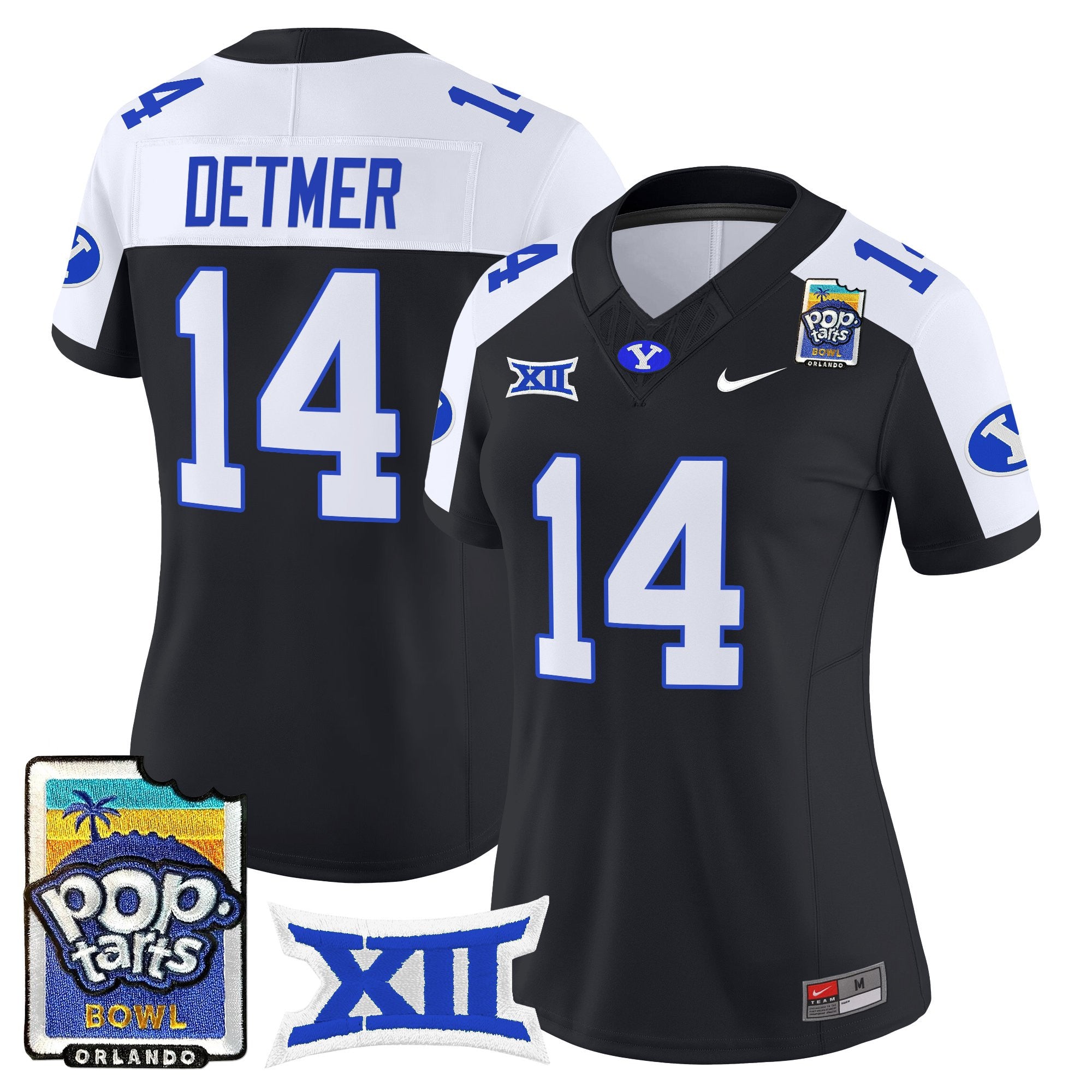 Women's BYU Cougars 2025 Pop-Tarts Bowl Vapor Limited Jersey - All Stitched