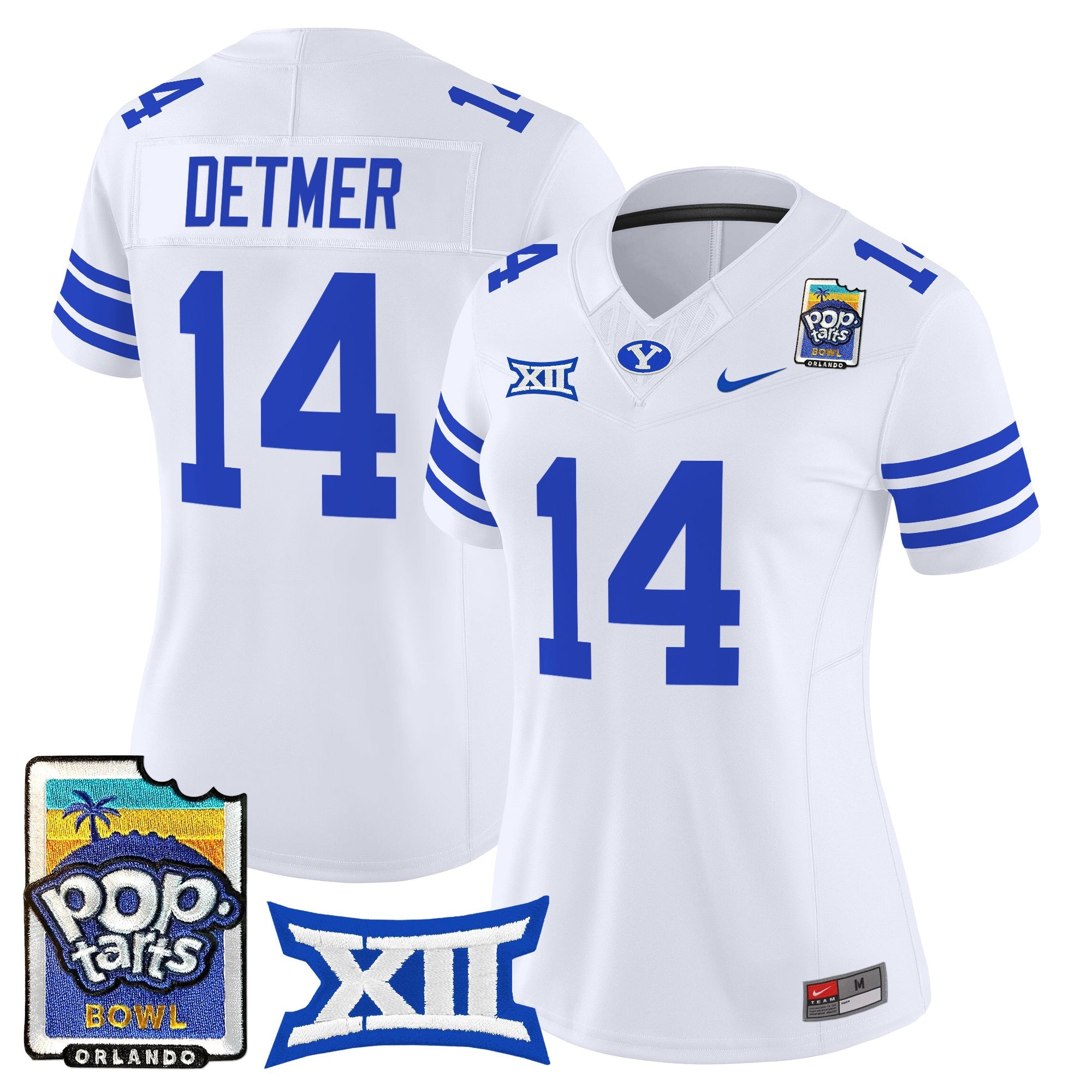 Women's BYU Cougars 2025 Pop-Tarts Bowl Vapor Limited Jersey - All Stitched