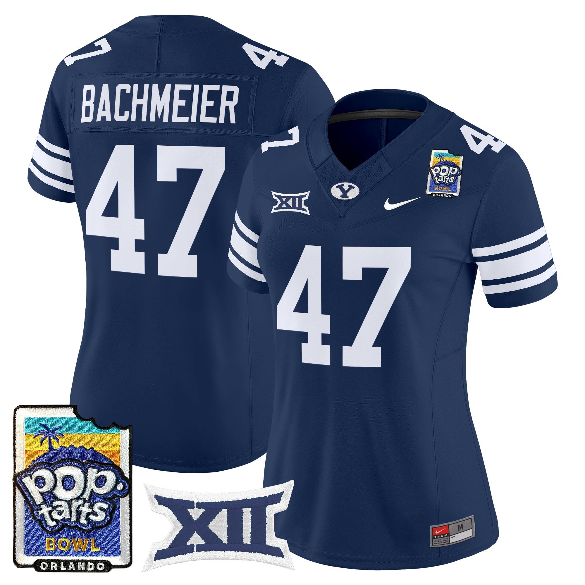 Women's BYU Cougars 2025 Pop-Tarts Bowl Vapor Limited Jersey - All Stitched
