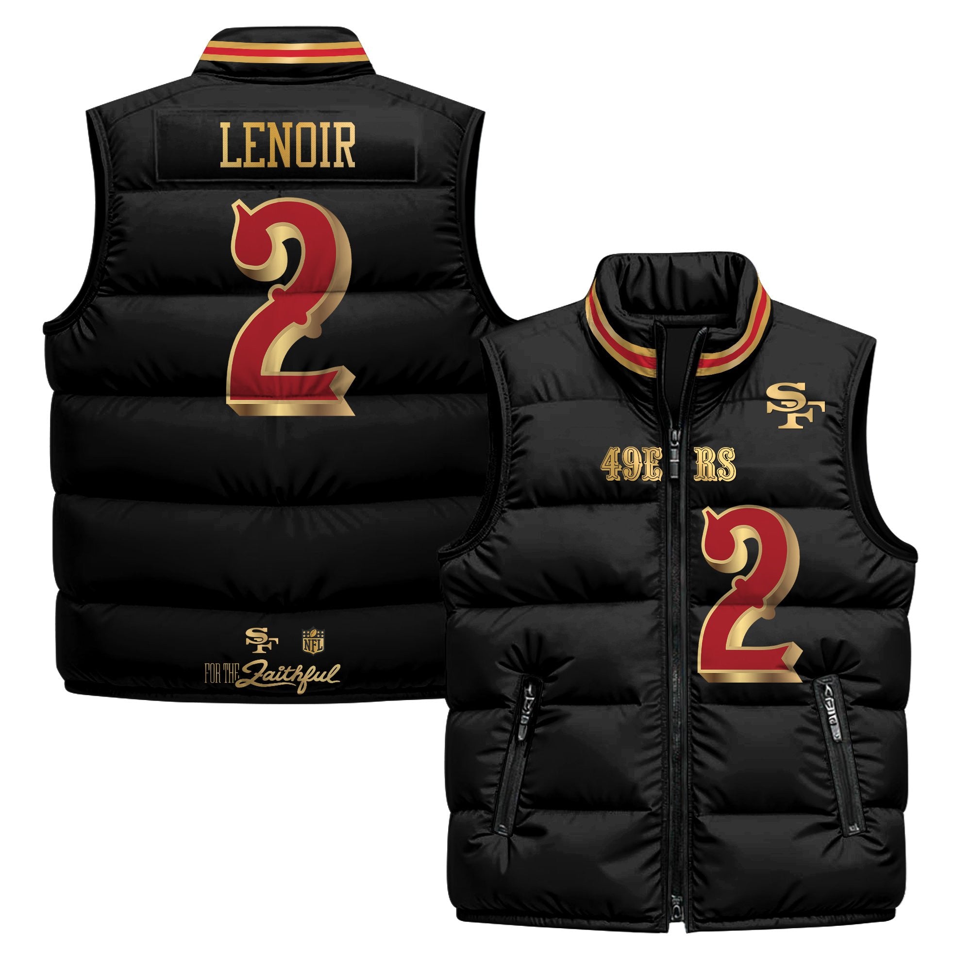 San Francisco 49ers “Rivalries” Puffer Vest