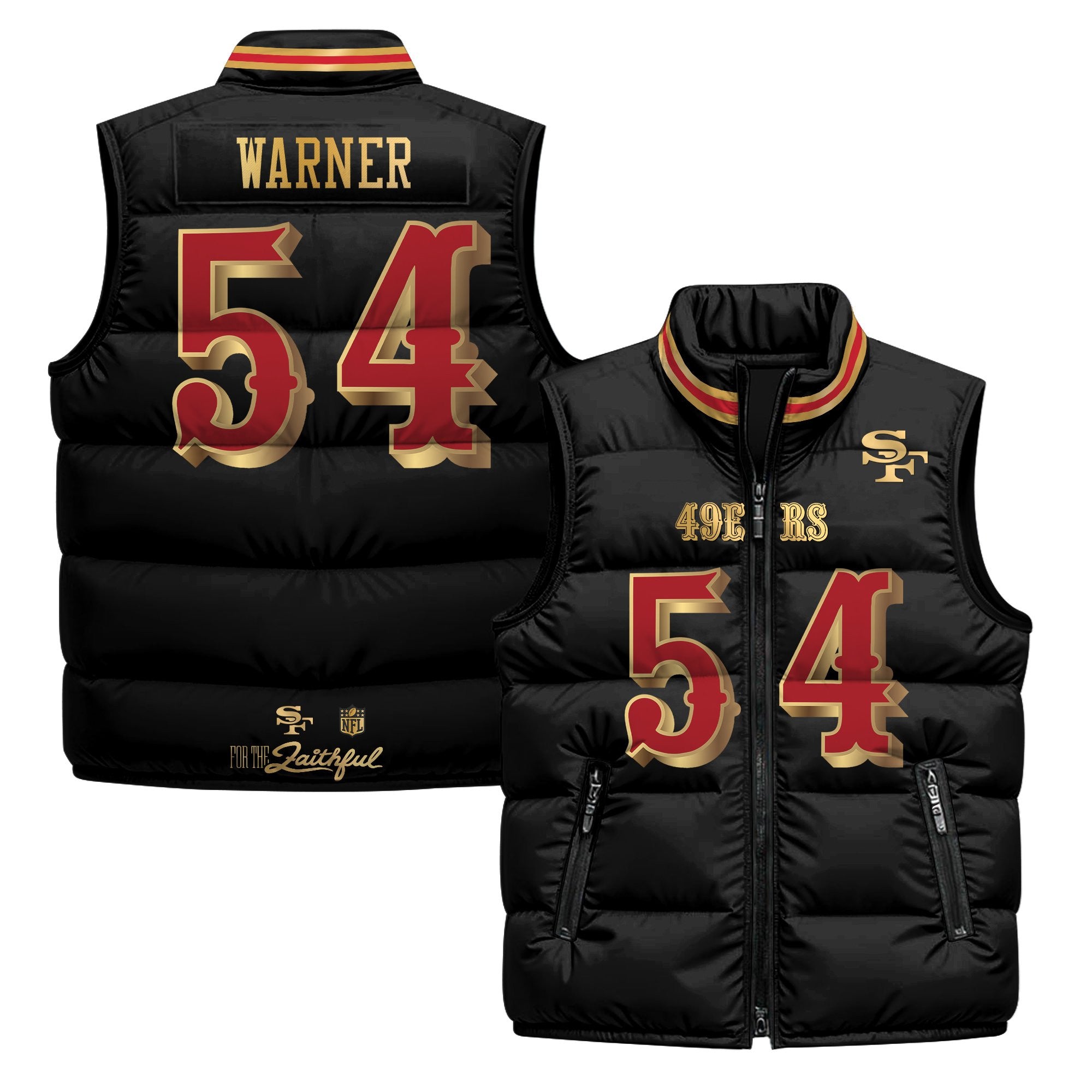 San Francisco 49ers “Rivalries” Puffer Vest