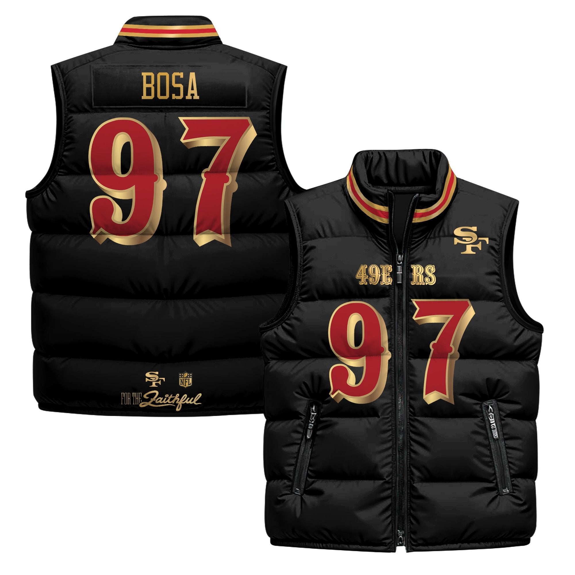 San Francisco 49ers “Rivalries” Puffer Vest