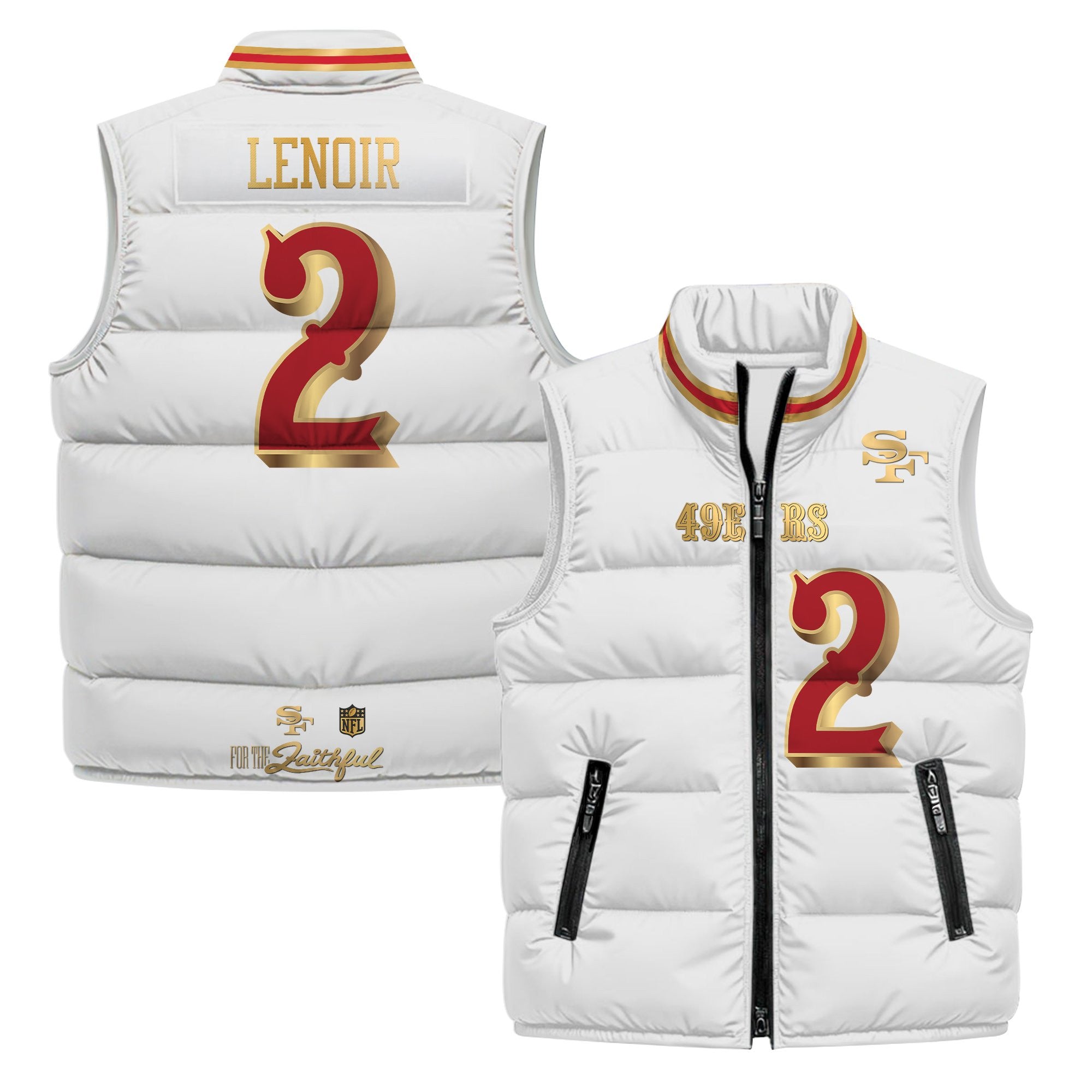 San Francisco 49ers “Rivalries” Puffer Vest