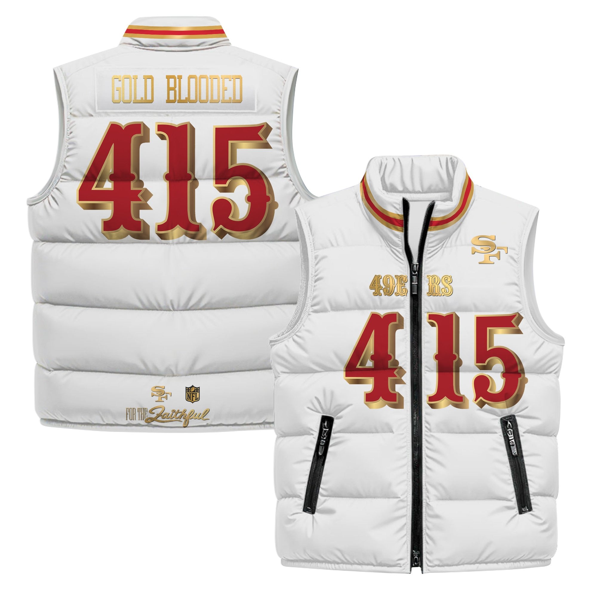 San Francisco 49ers “Rivalries” Puffer Vest