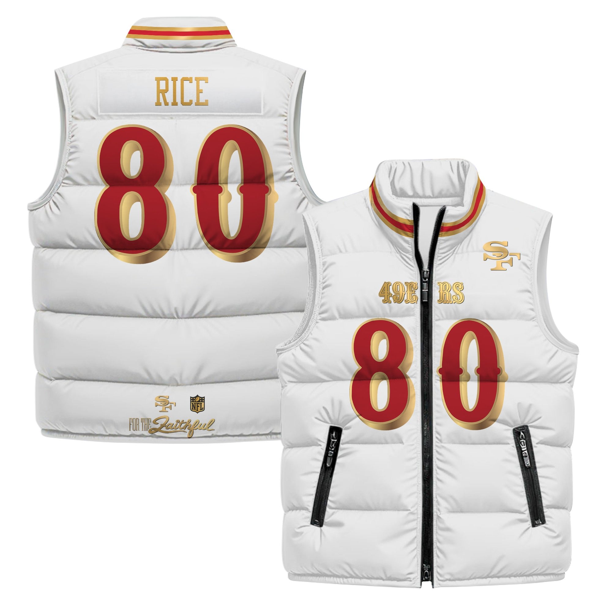 San Francisco 49ers “Rivalries” Puffer Vest