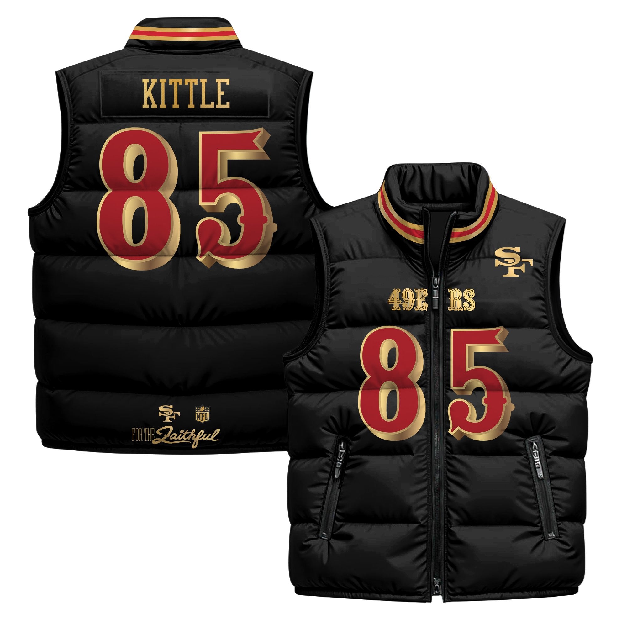 San Francisco 49ers “Rivalries” Puffer Vest