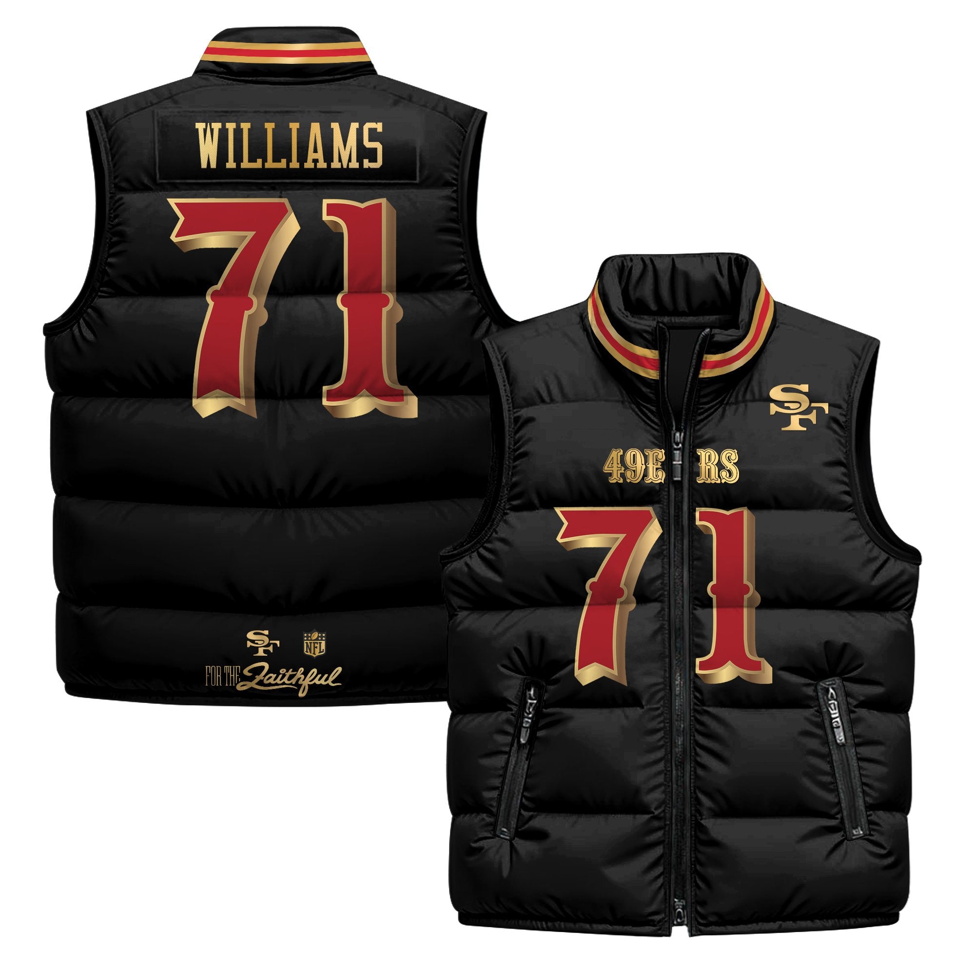 San Francisco 49ers “Rivalries” Puffer Vest