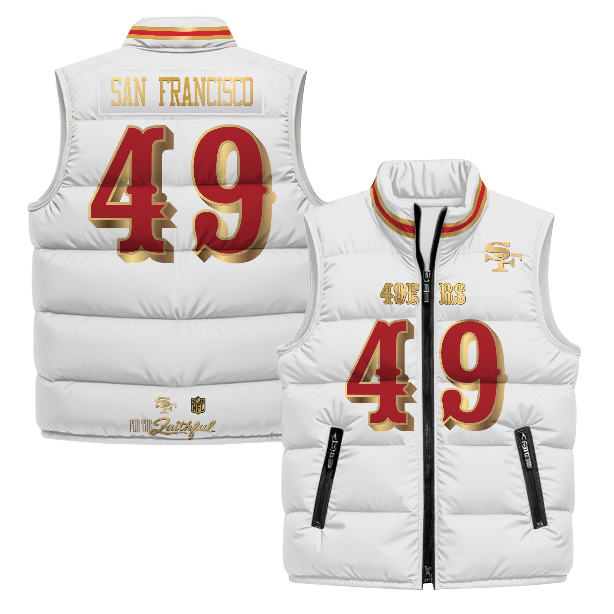 San Francisco 49ers “Rivalries” Puffer Vest