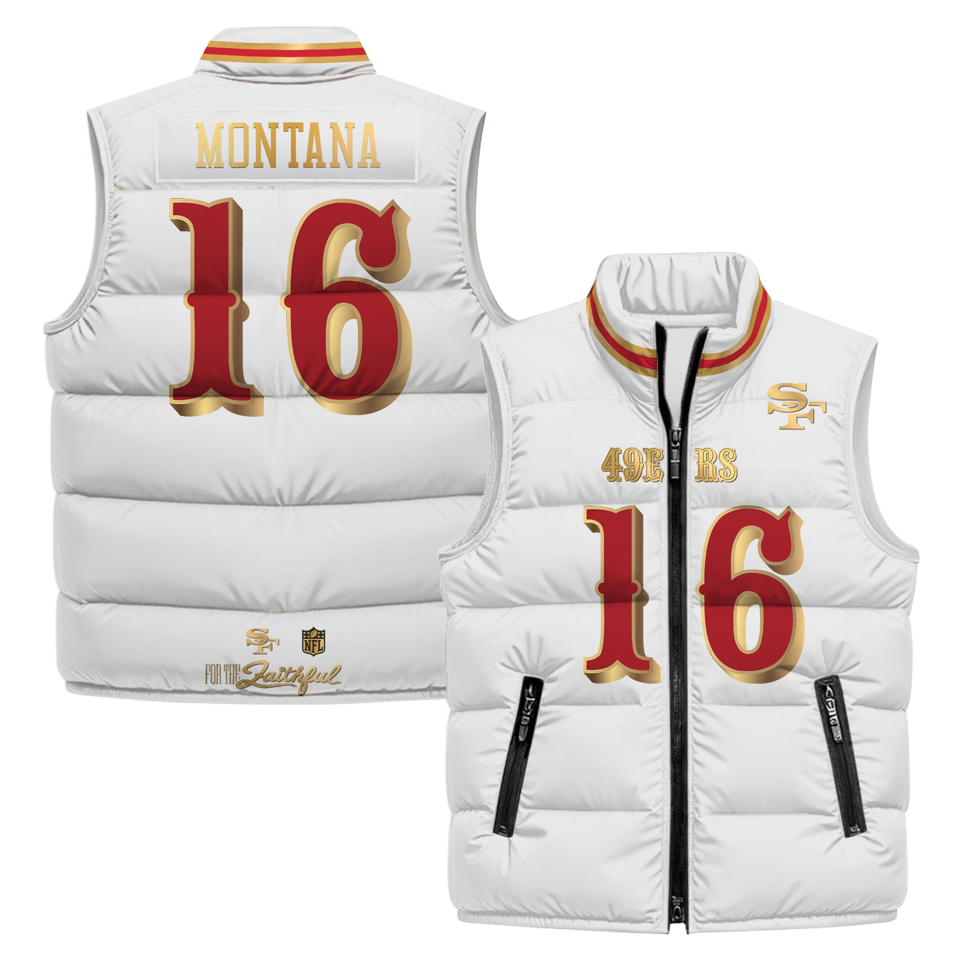 San Francisco 49ers “Rivalries” Puffer Vest