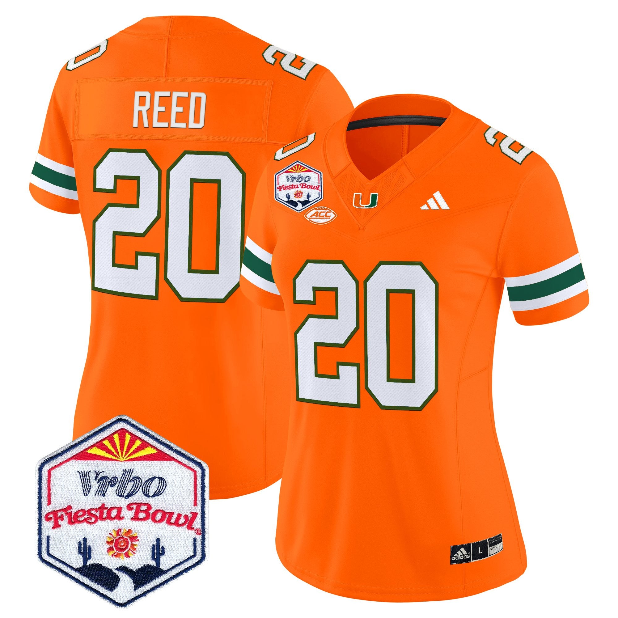 Women's Miami Hurricanes 2026 The Fiesta Bowl Vapor Limited Jersey - All Stitched