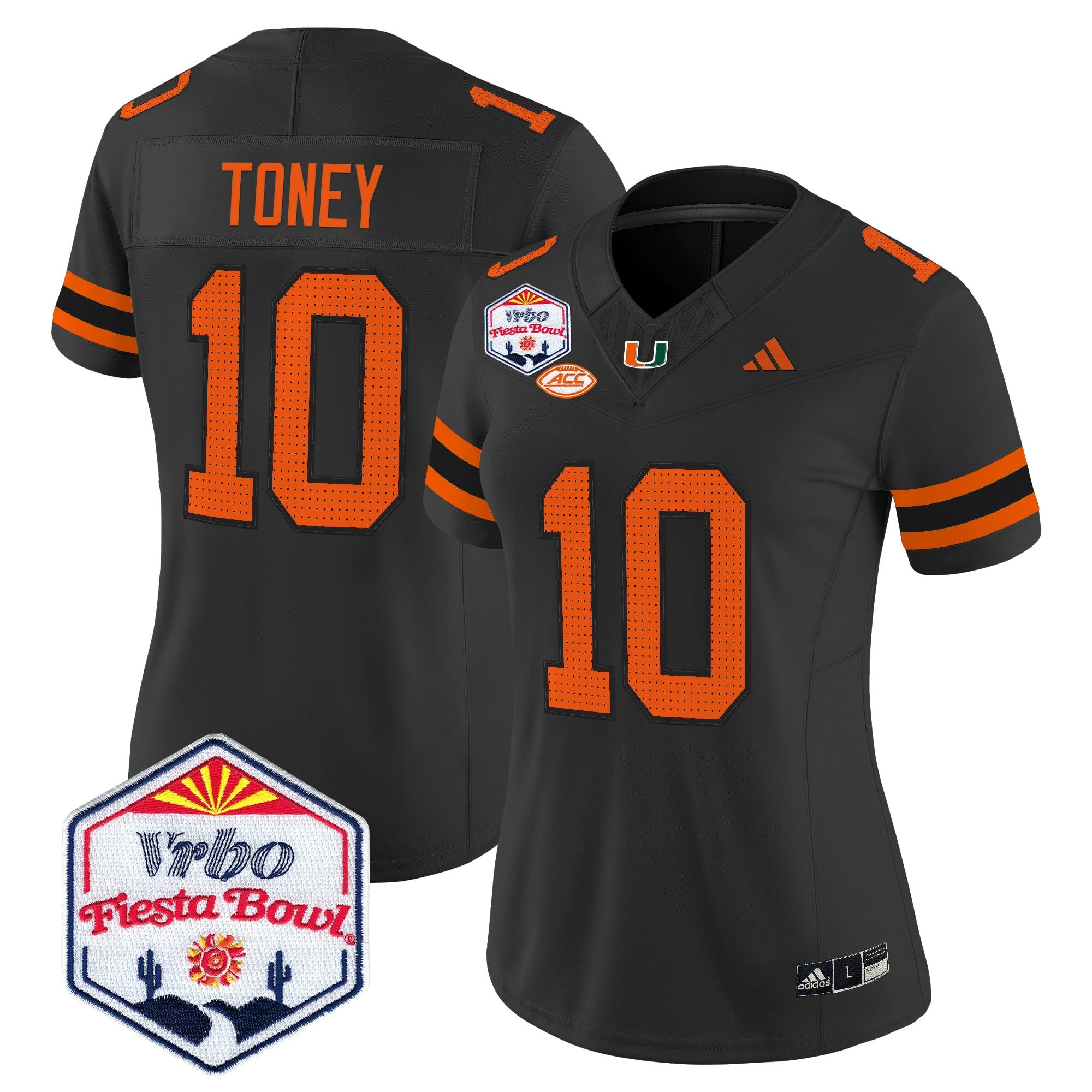 Women's Miami Hurricanes 2026 The Fiesta Bowl Vapor Limited Jersey - All Stitched