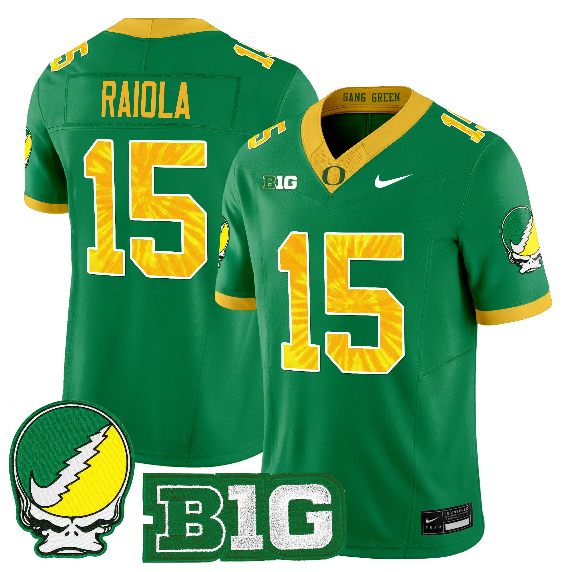Men's Oregon Ducks 2025 "Grateful Ducks" Vapor Limited Jersey - All Stitched