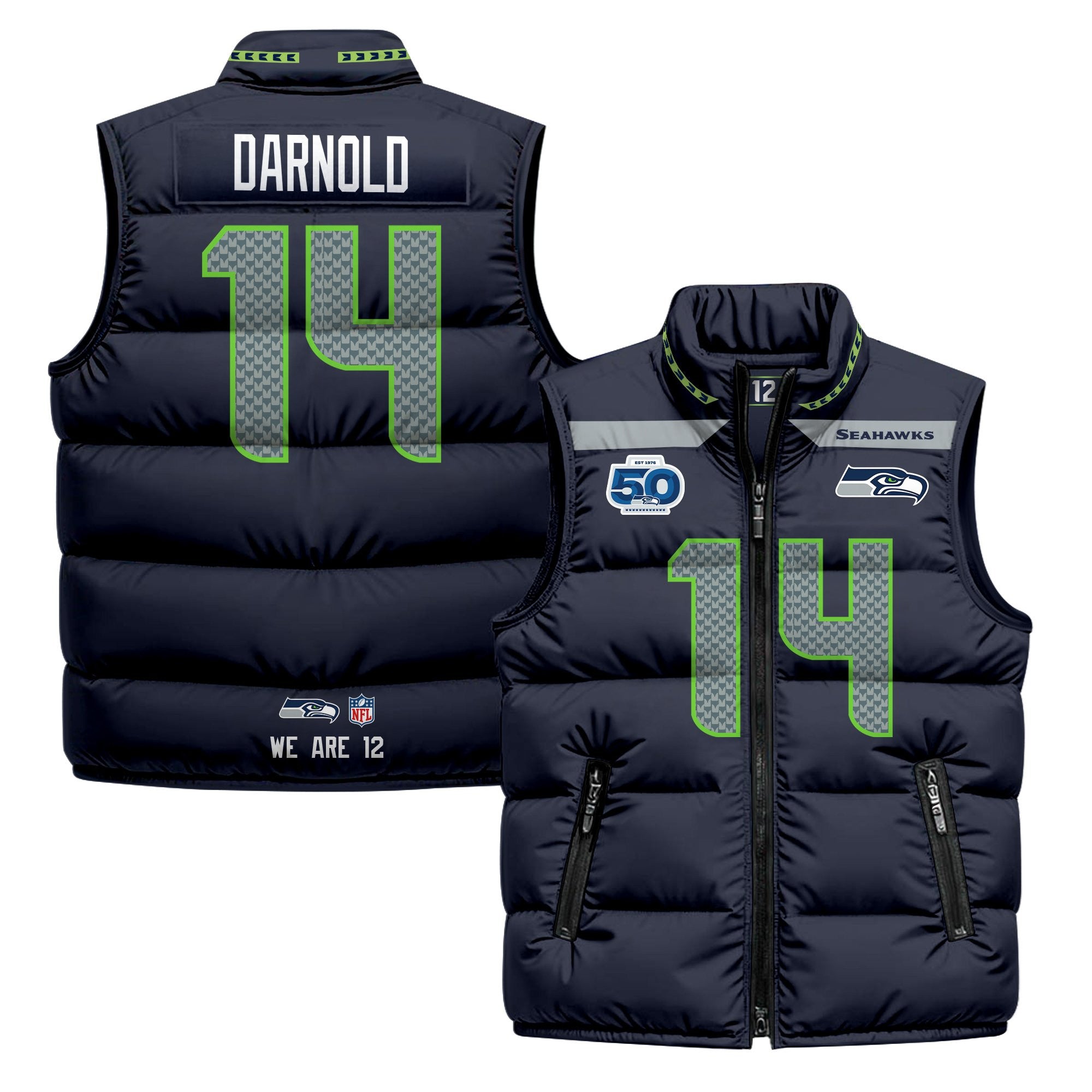 Seattle Seahawks 2026 Puffer Vest