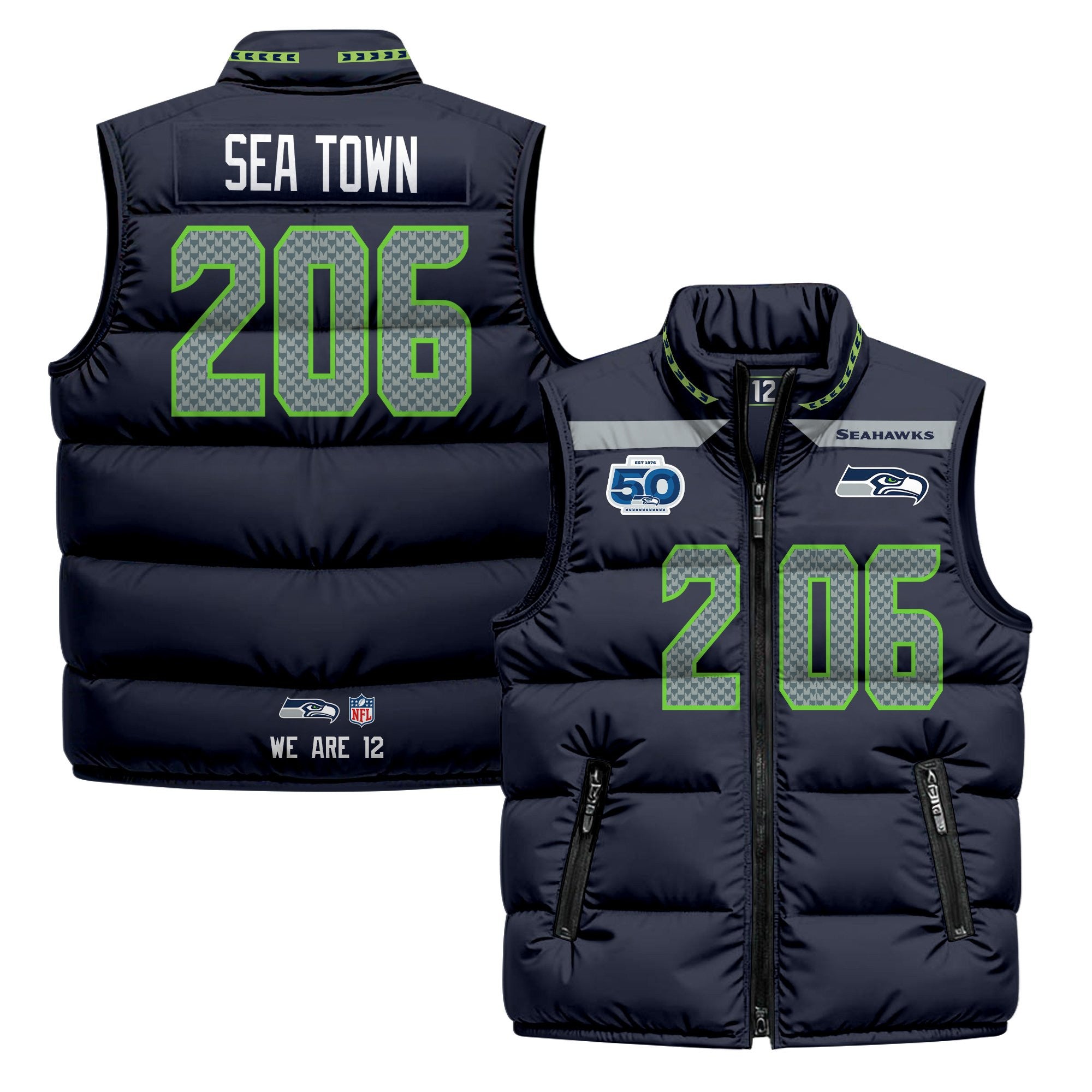 Seattle Seahawks 2026 Puffer Vest