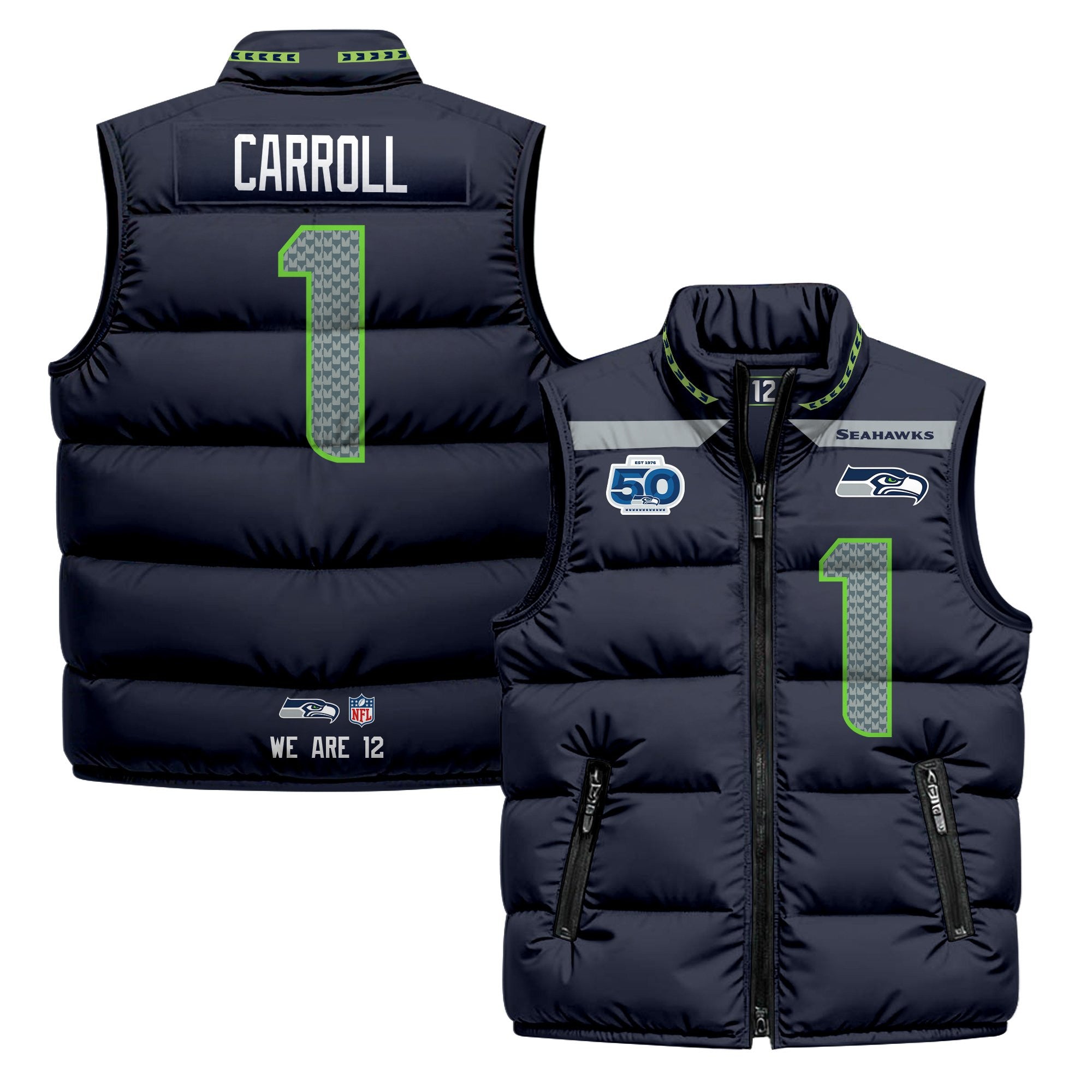 Seattle Seahawks 2026 Puffer Vest