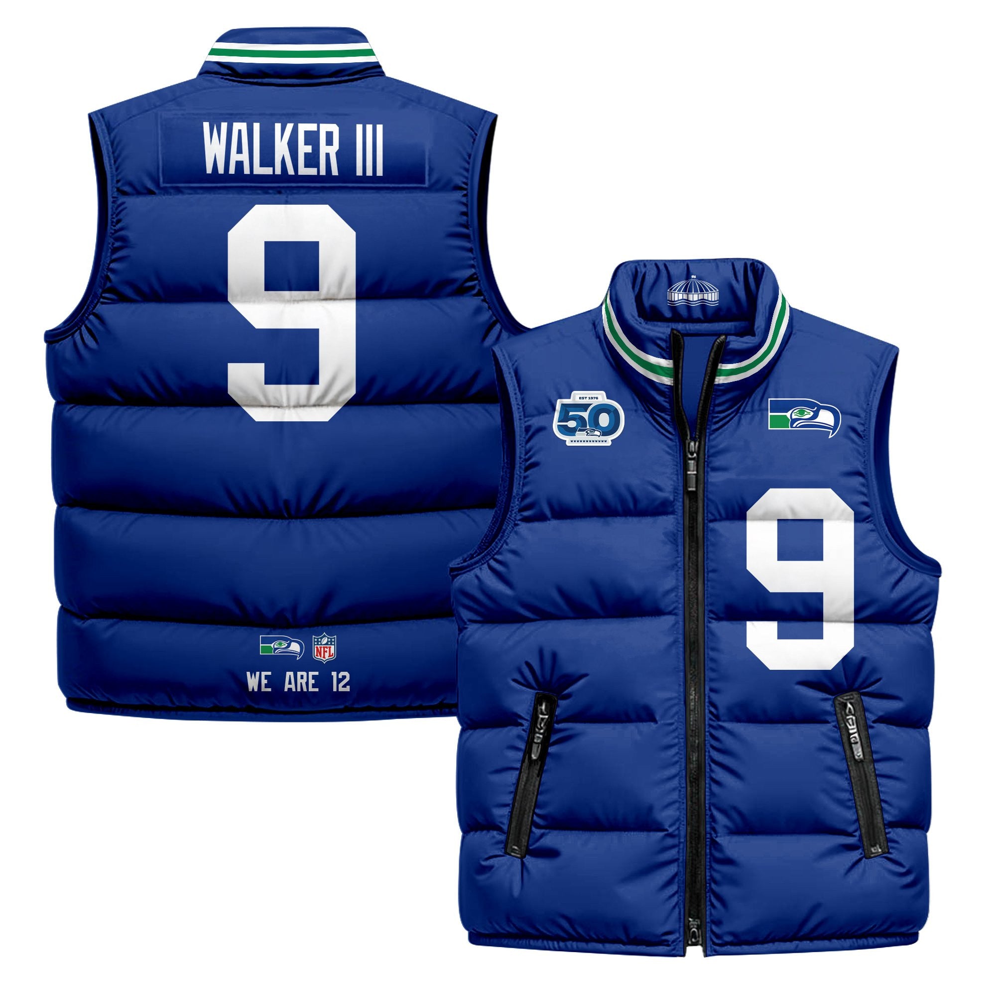 Seattle Seahawks 2026 Puffer Vest