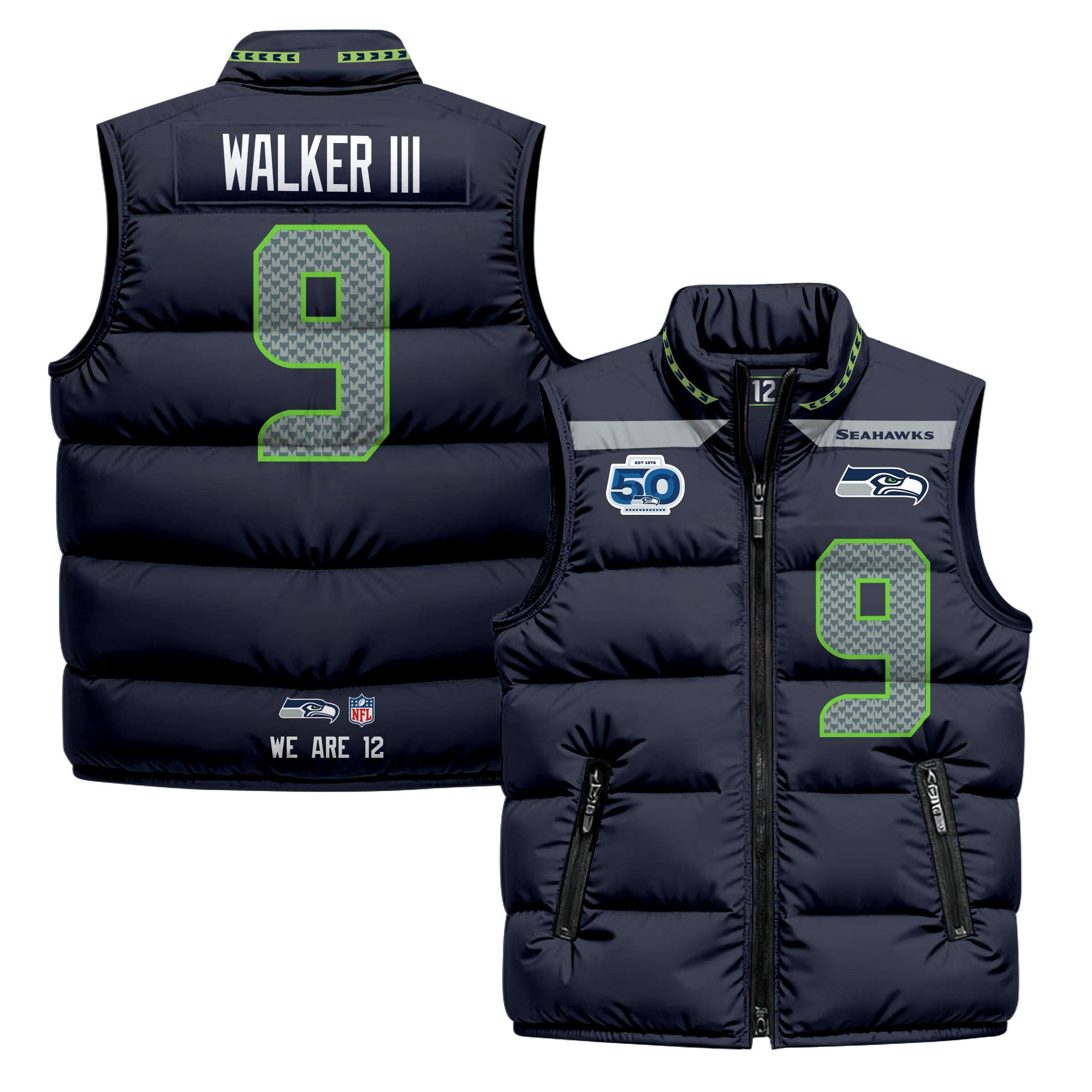 Seattle Seahawks 2026 Puffer Vest