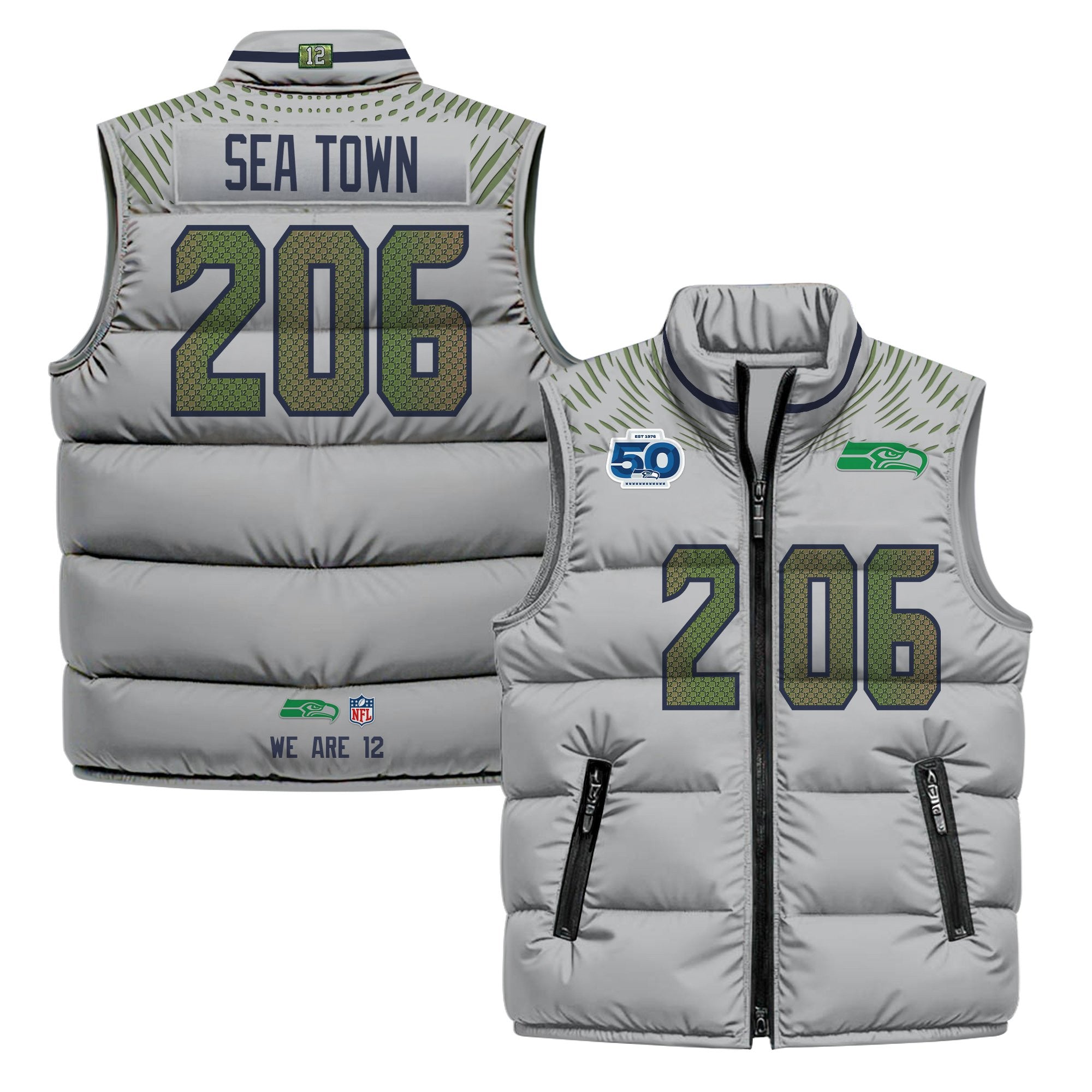 Seattle Seahawks 2026 Puffer Vest
