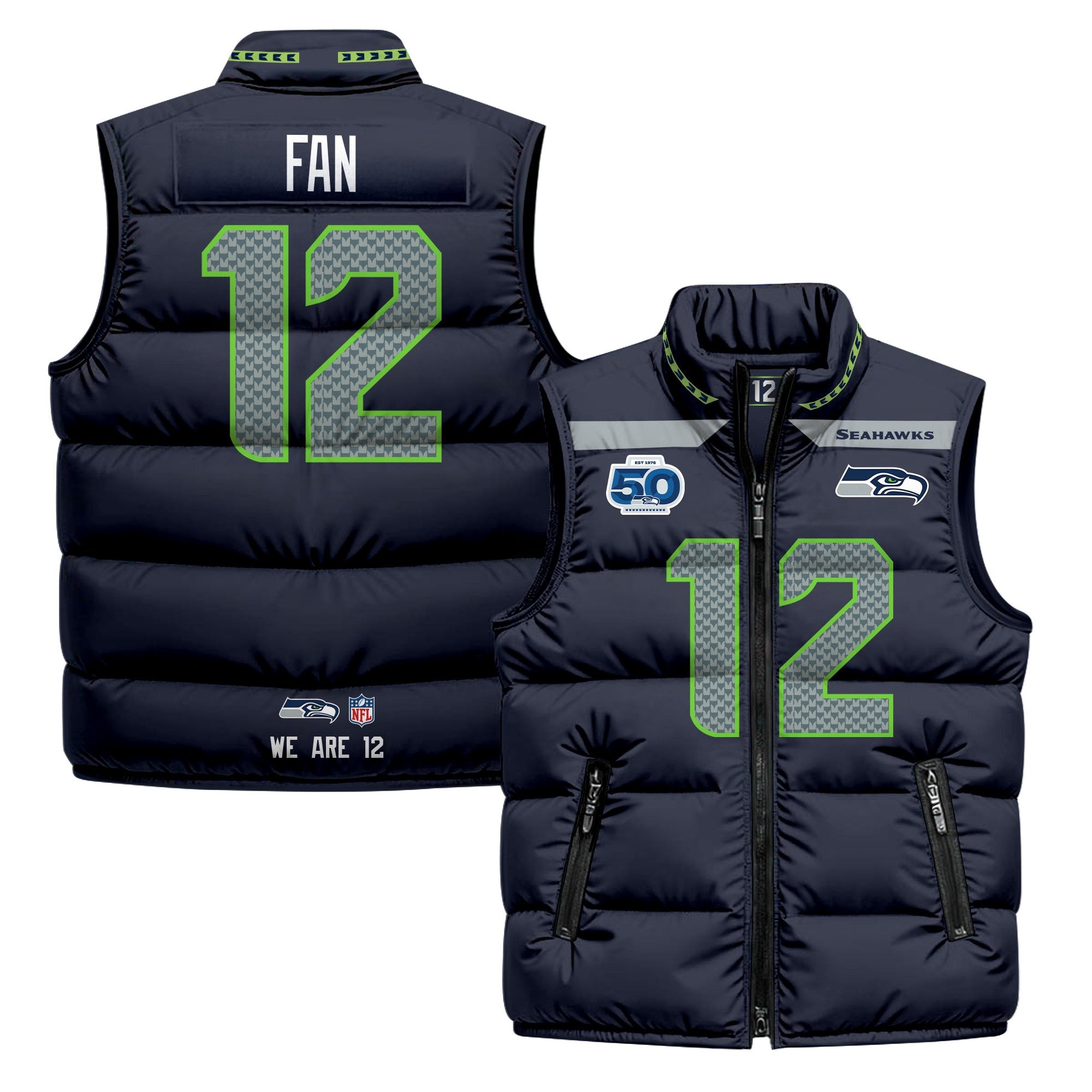 Seattle Seahawks 2026 Puffer Vest