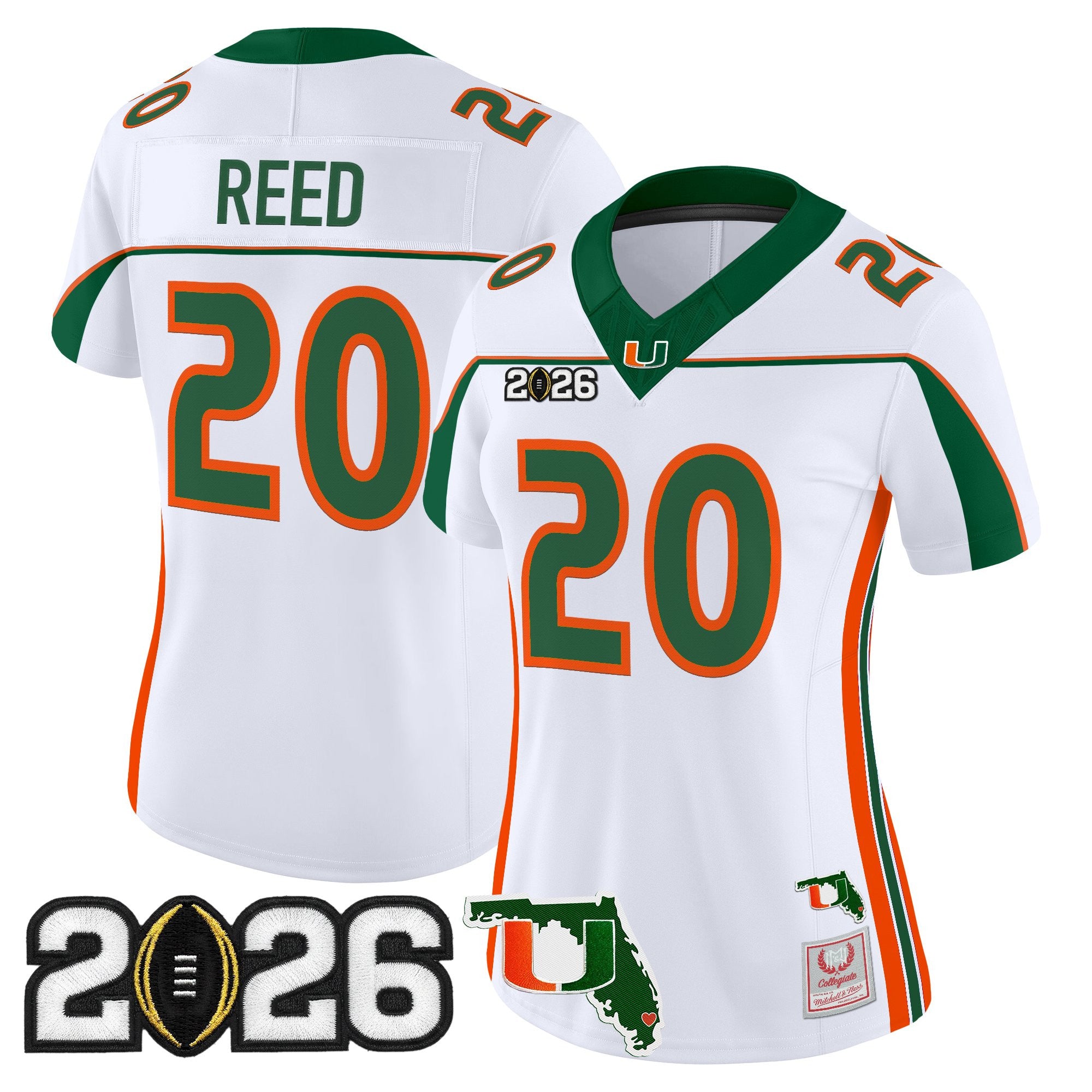 Miami Hurricanes Throwback Vapor Limited Jersey - 2026 CFP Final & Florida Patch - All Stitched