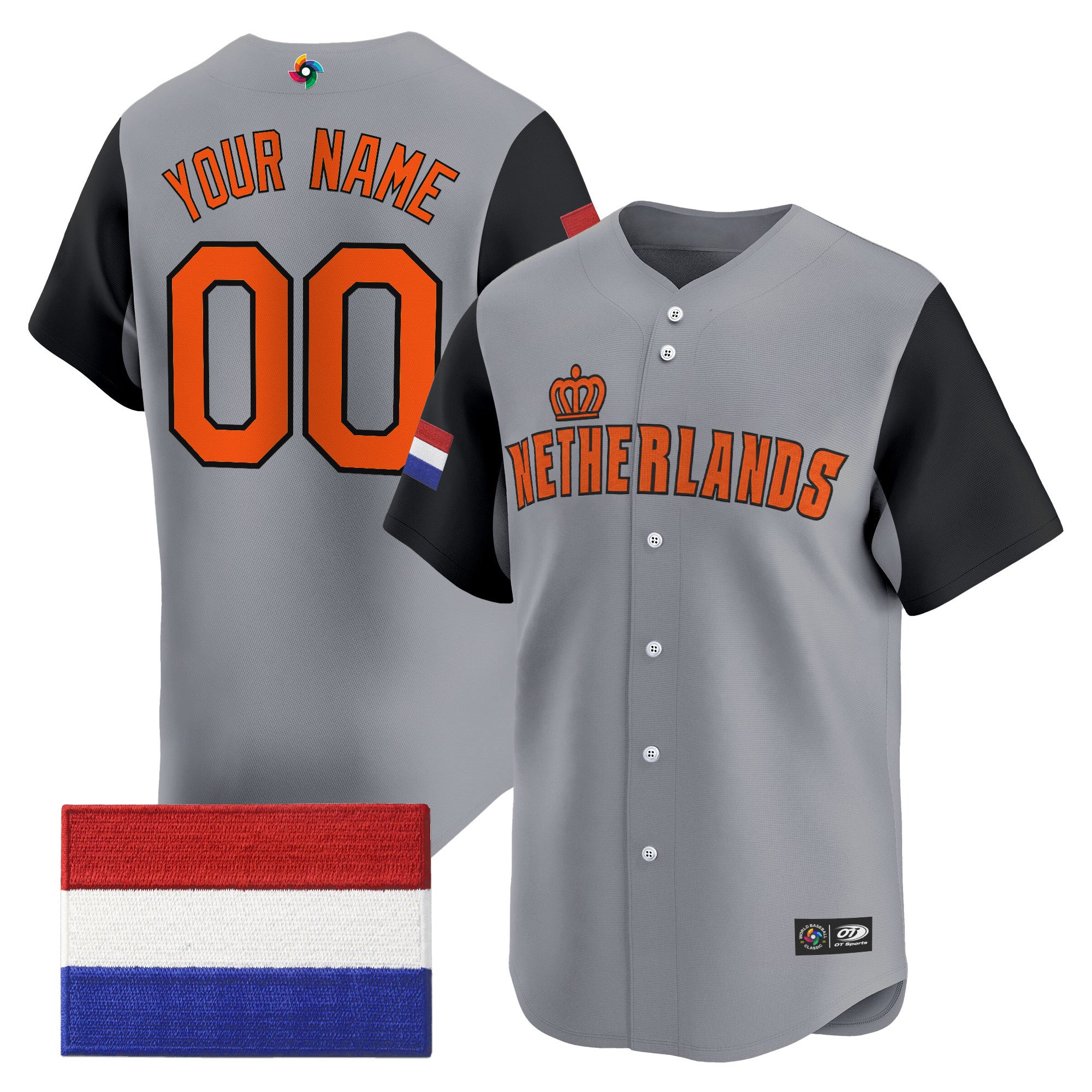 Team Netherlands 2026 World Baseball Classic Vapor Premier Custom Jersey - All Stitched